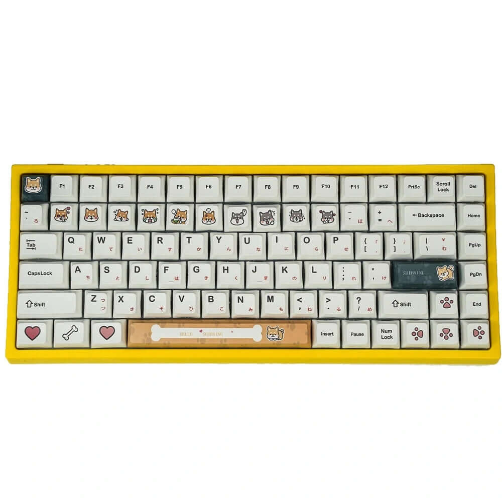 116 Keys Shiba Inu Japanese Keycap Set - Image 3