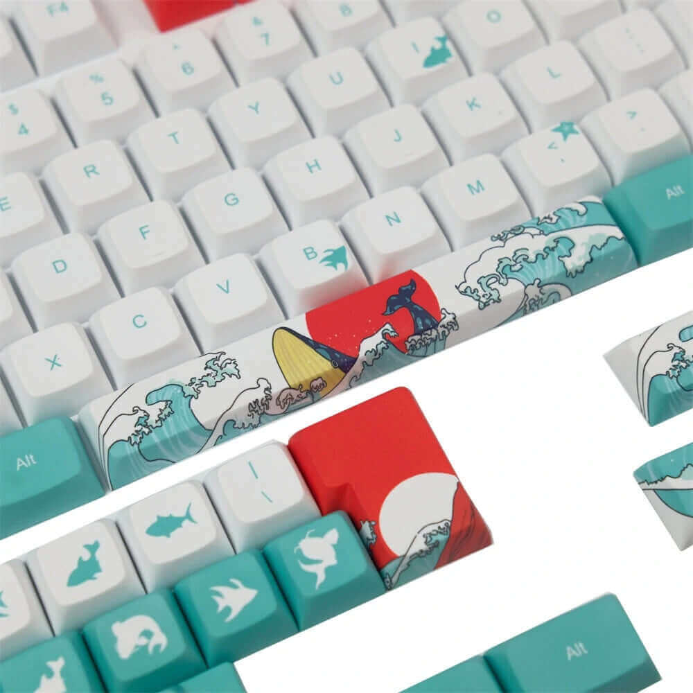 128 Keys Coral Sea Keycap Set - Image 3