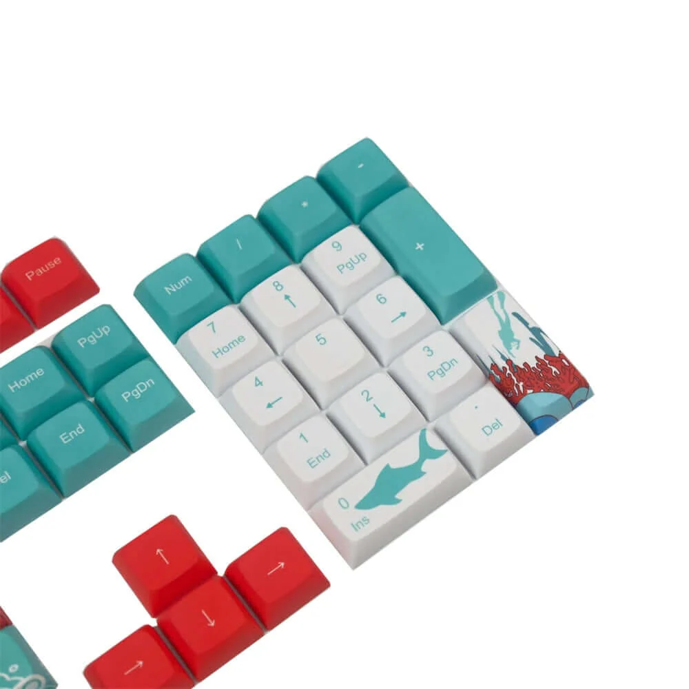 128 Keys Coral Sea Keycap Set - Image 6