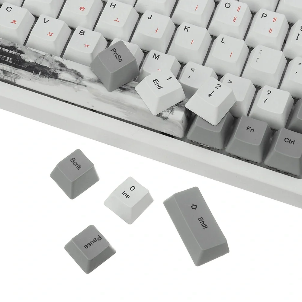 134 Keys Chinese Ink Painting PBT Keycap Set - Image 4
