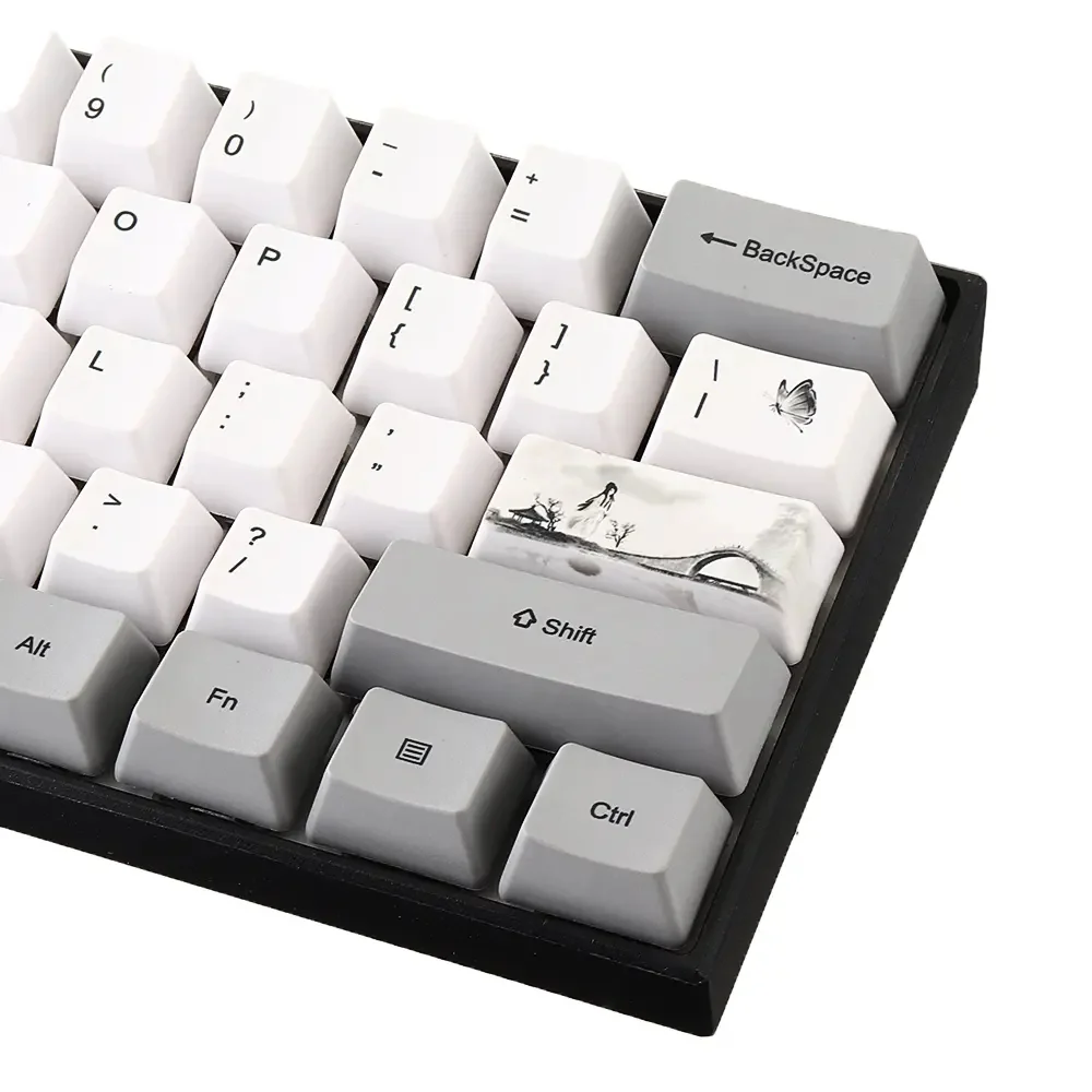 72 Keys Chinese Ink Painting Keycap Set - Image 9