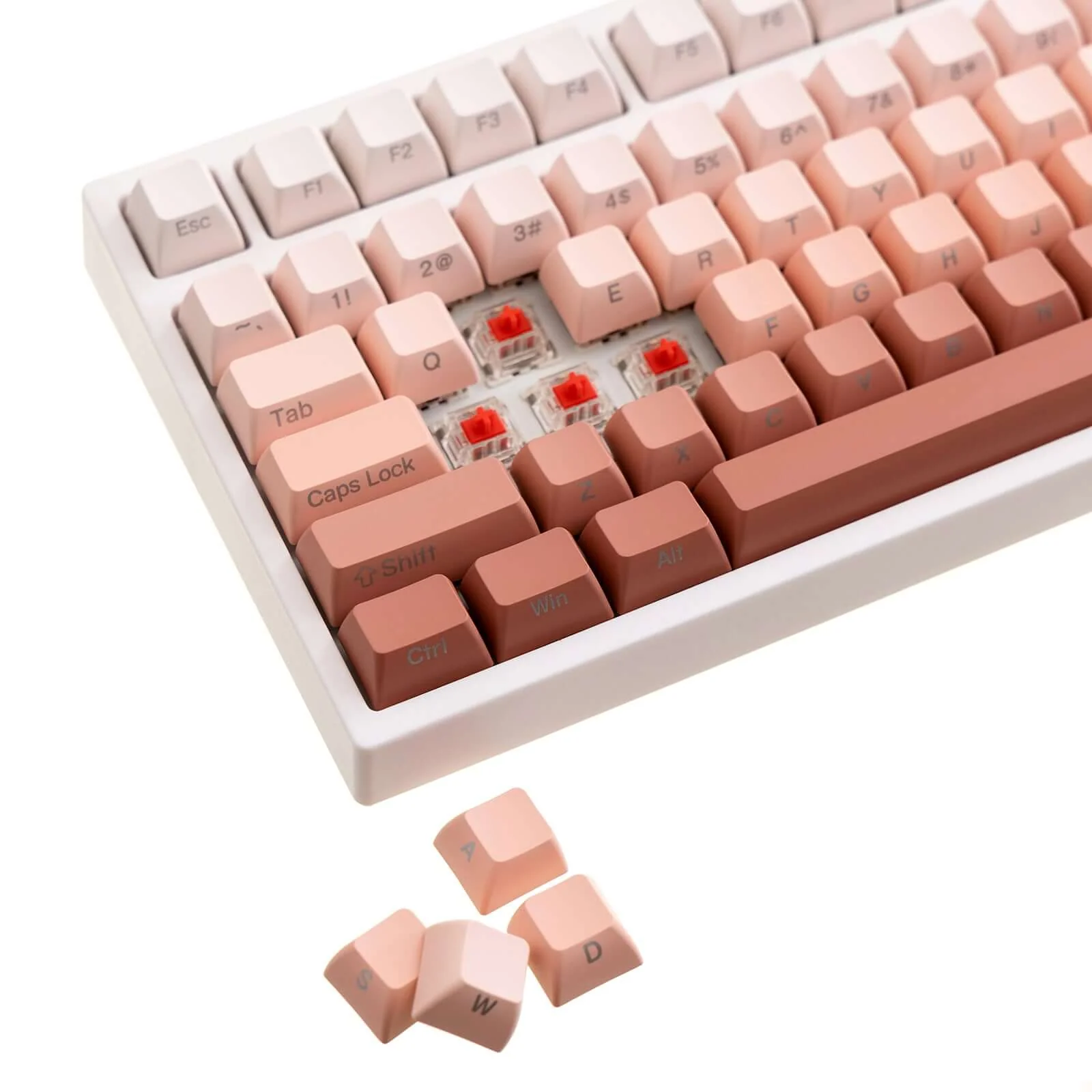 Gamakay 123 Keys Pink Gradient Keycaps Set - Image 5