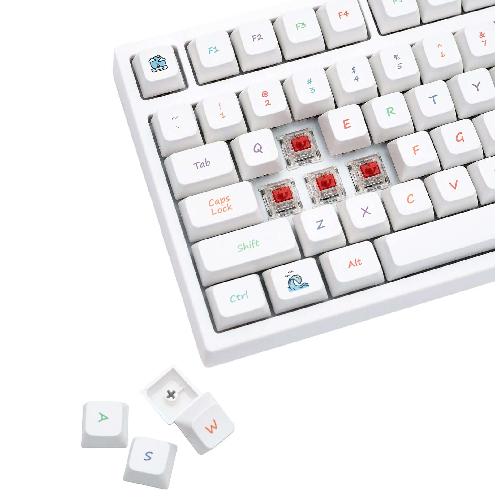 GamaKay 133 Keys Sea World Keycaps Set - Image 3