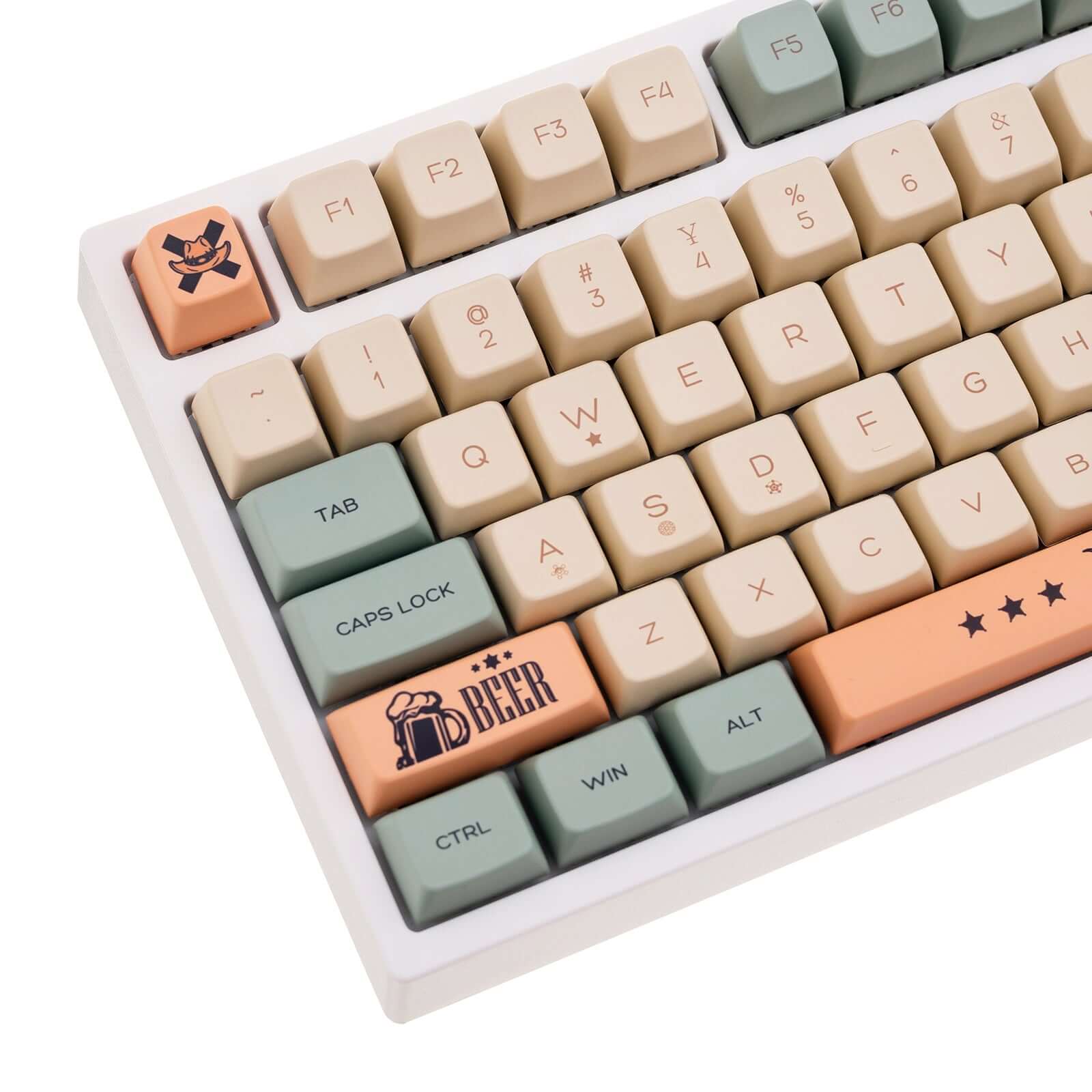 Gamakay 134 Keys West Cowboy Keycaps Set - Image 3
