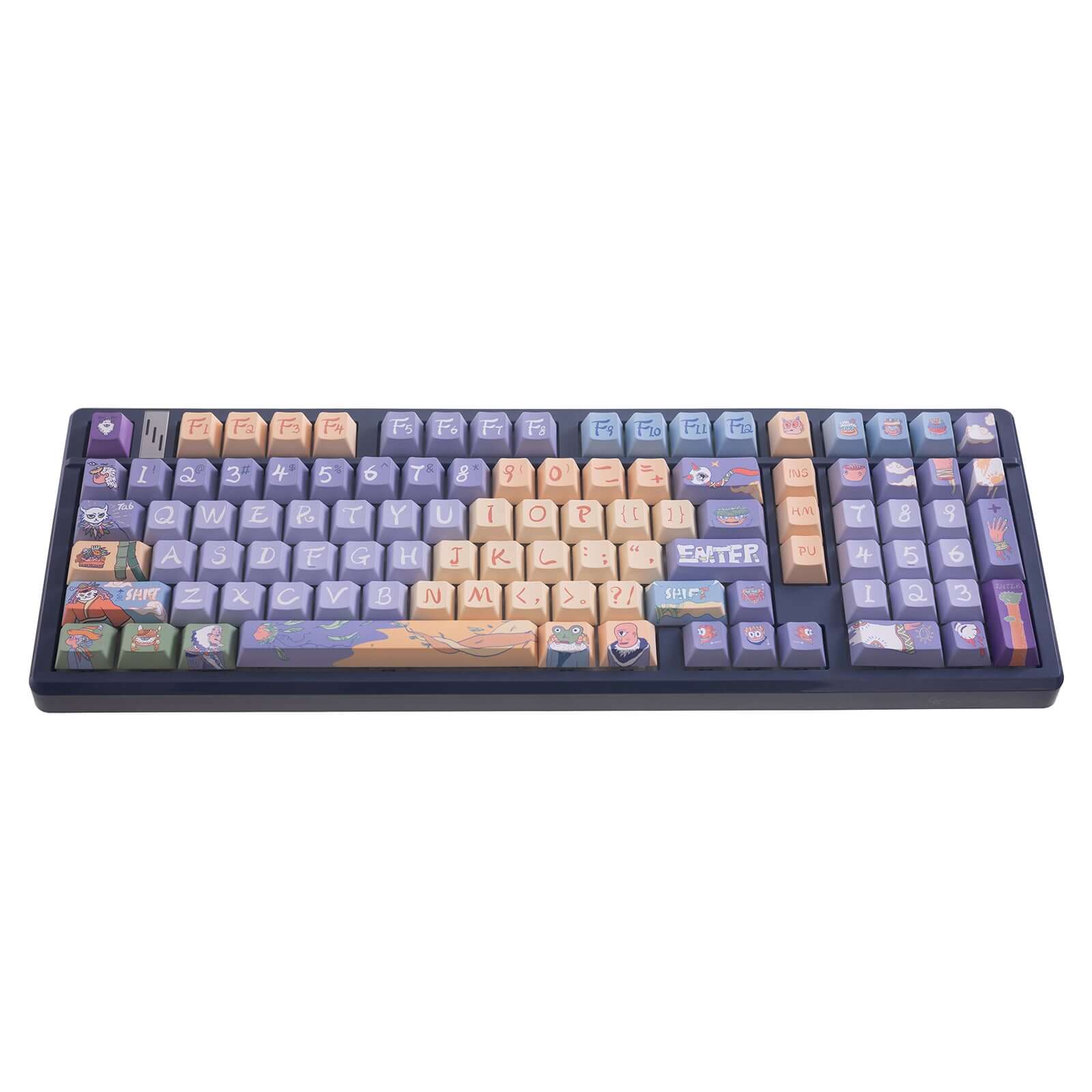 Gamakay 135 Keys Side Printed Shine Through PBT Keycaps Set - Image 2
