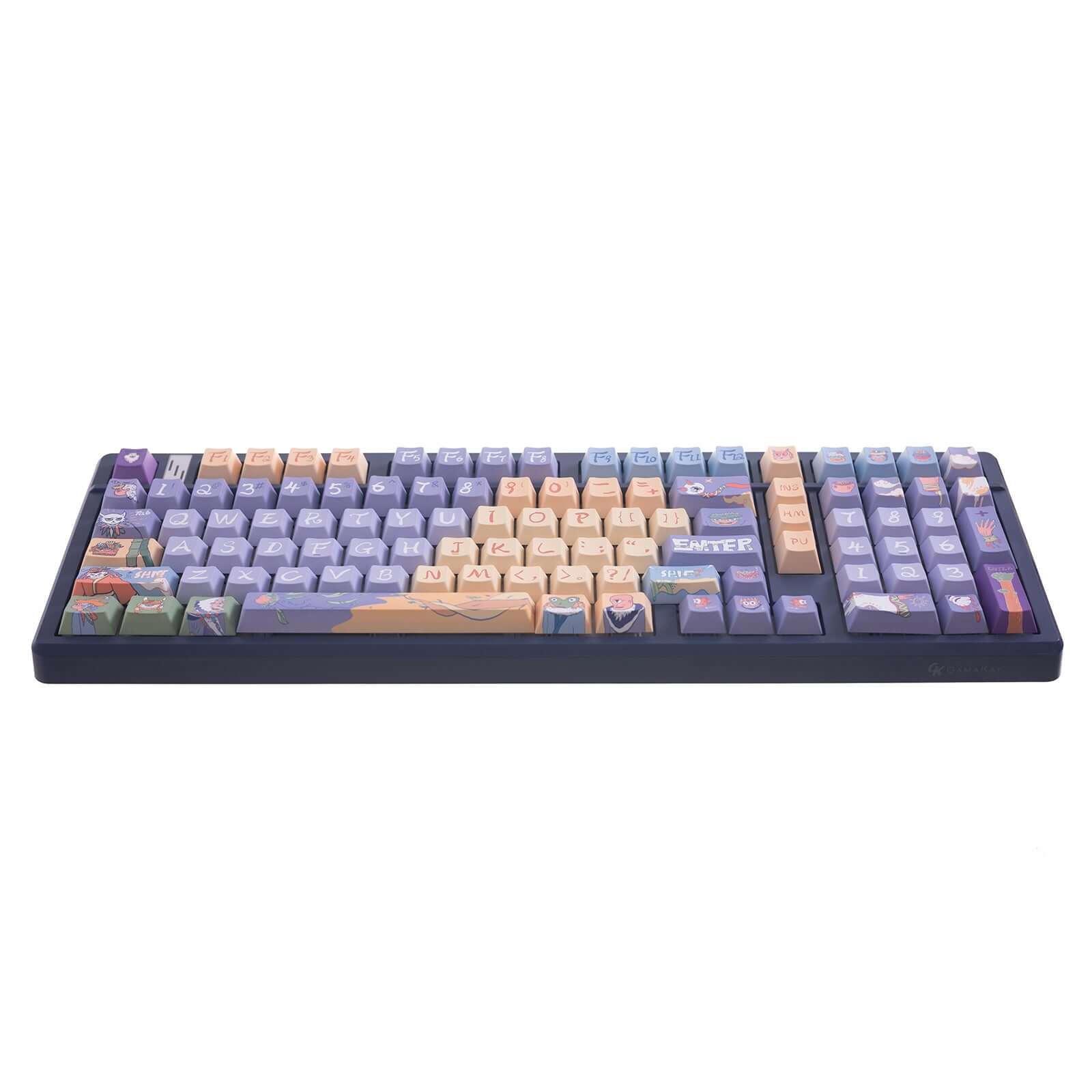 Gamakay 135 Keys Side Printed Shine Through PBT Keycaps Set - Image 3