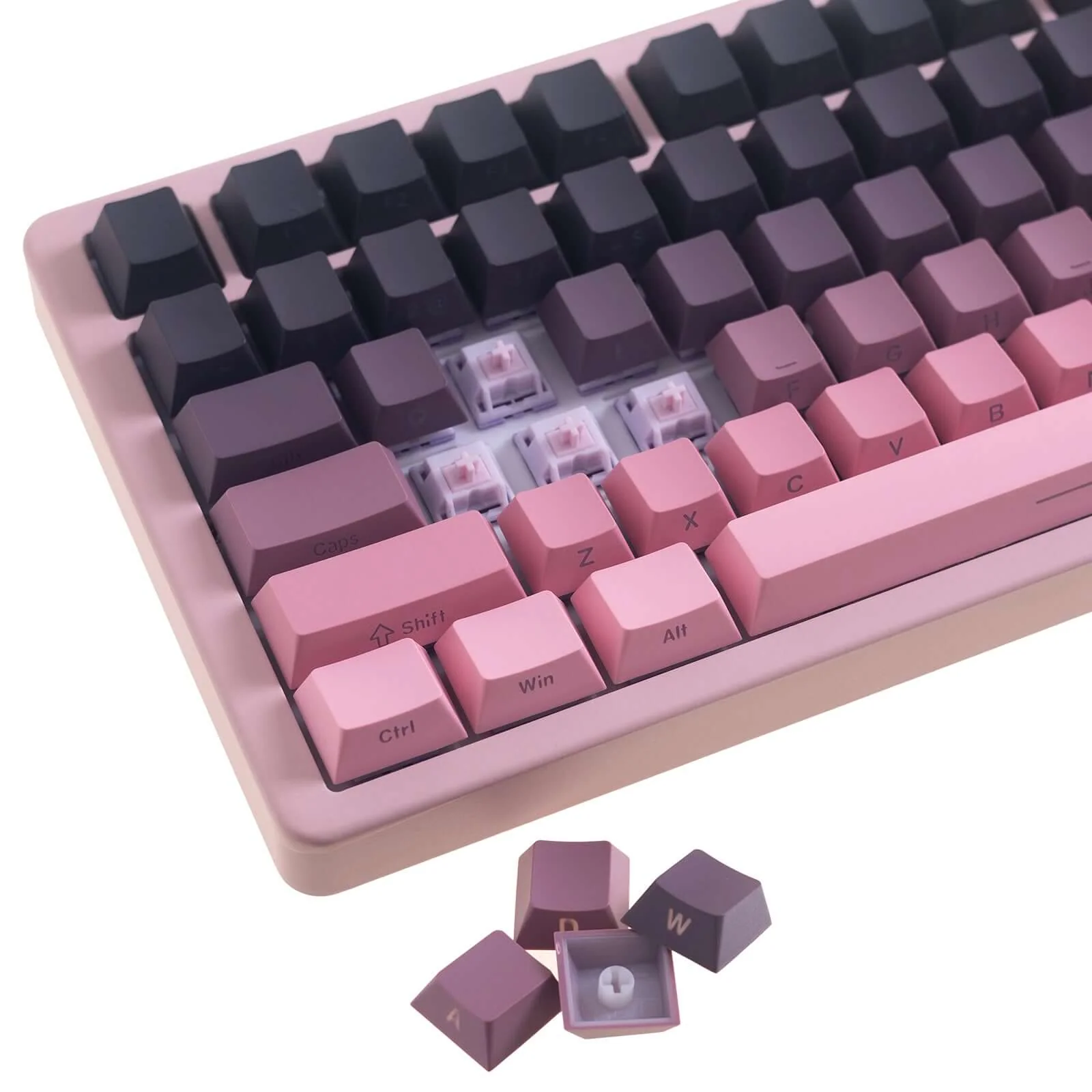 Gamakay 139 Keys Modern PBT Keycaps Set - Image 3