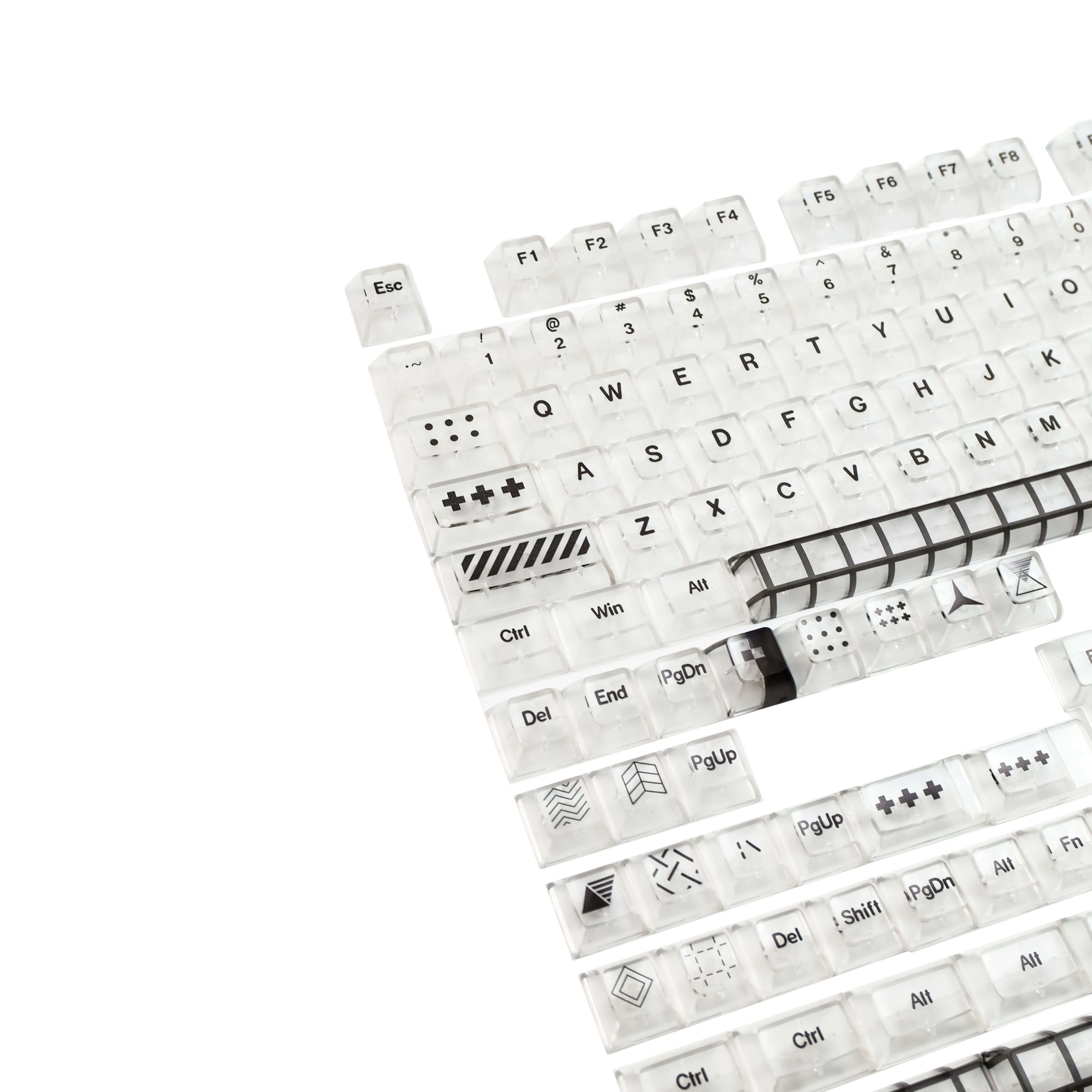 GamaKay 138 Keys Transparent Keycaps Set - Image 4