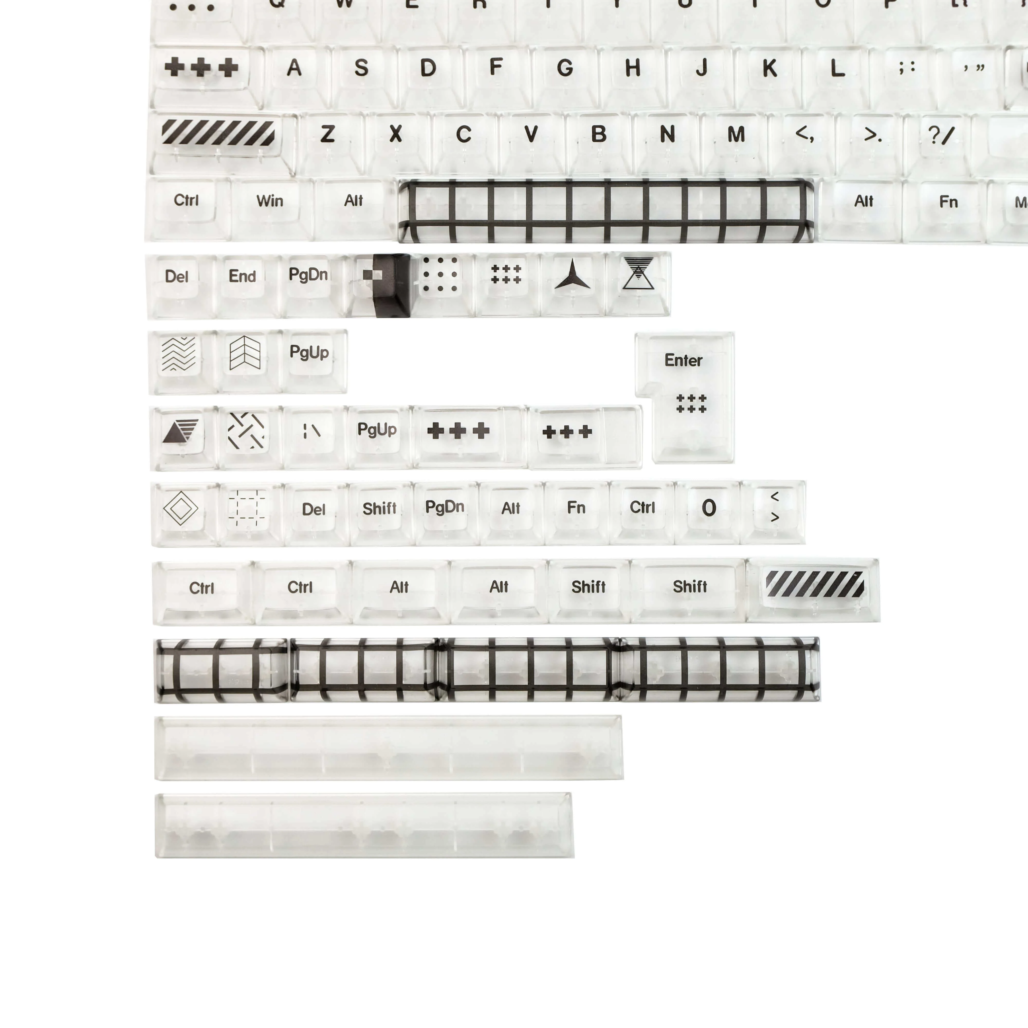 GamaKay 138 Keys Transparent Keycaps Set - Image 6