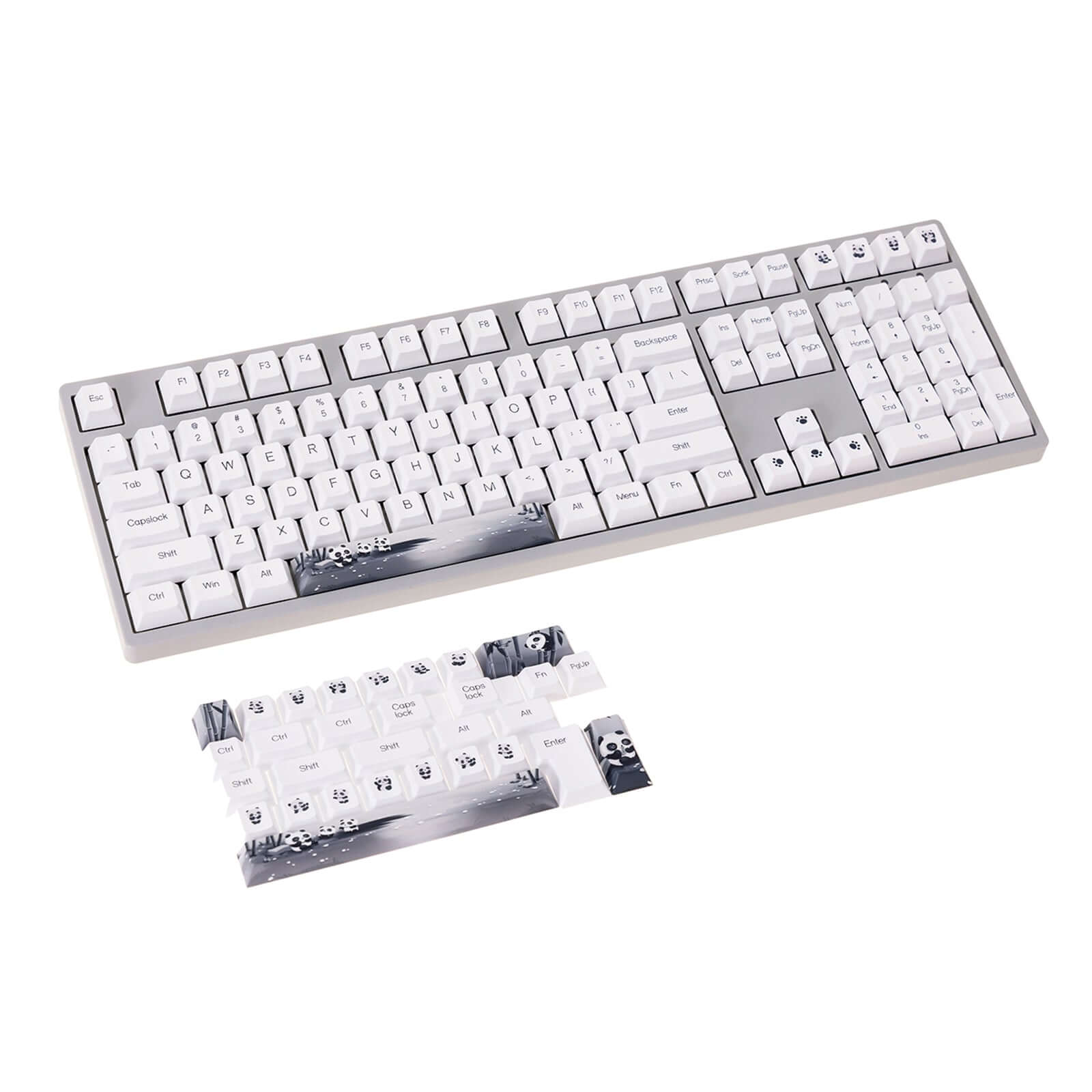 GamaKay 143 Keys Panda Keycaps Set - Image 10