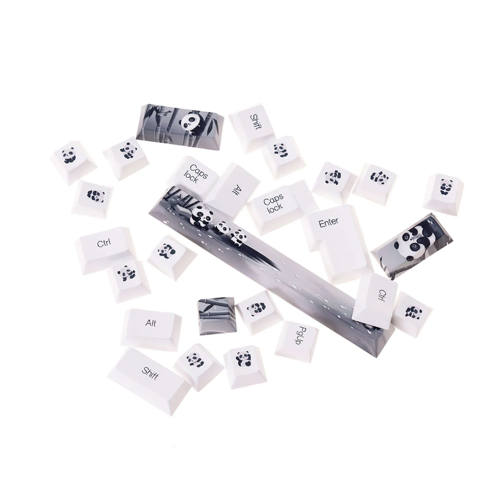 GamaKay 143 Keys Panda Keycaps Set - Image 11