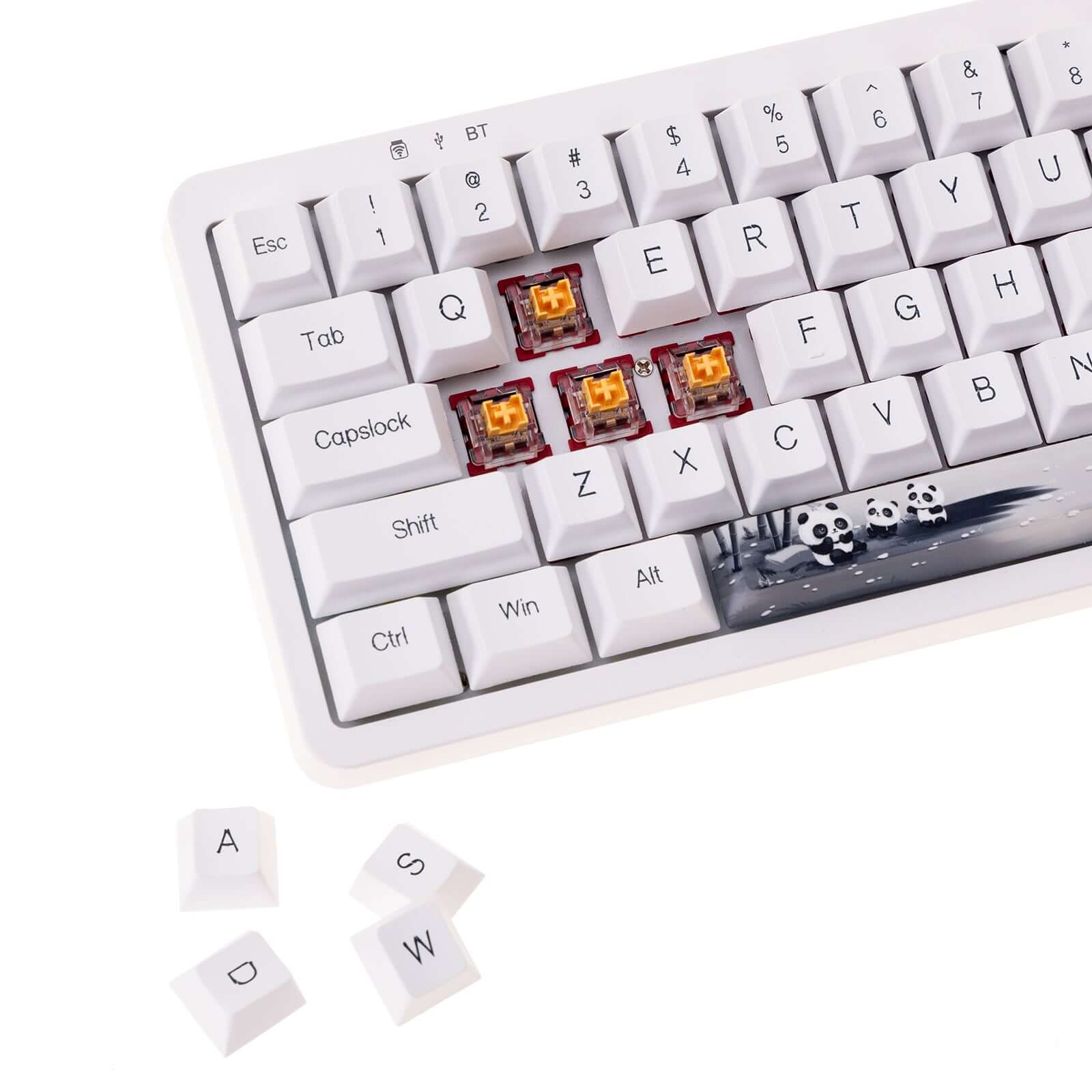 GamaKay 143 Keys Panda Keycaps Set - Image 4