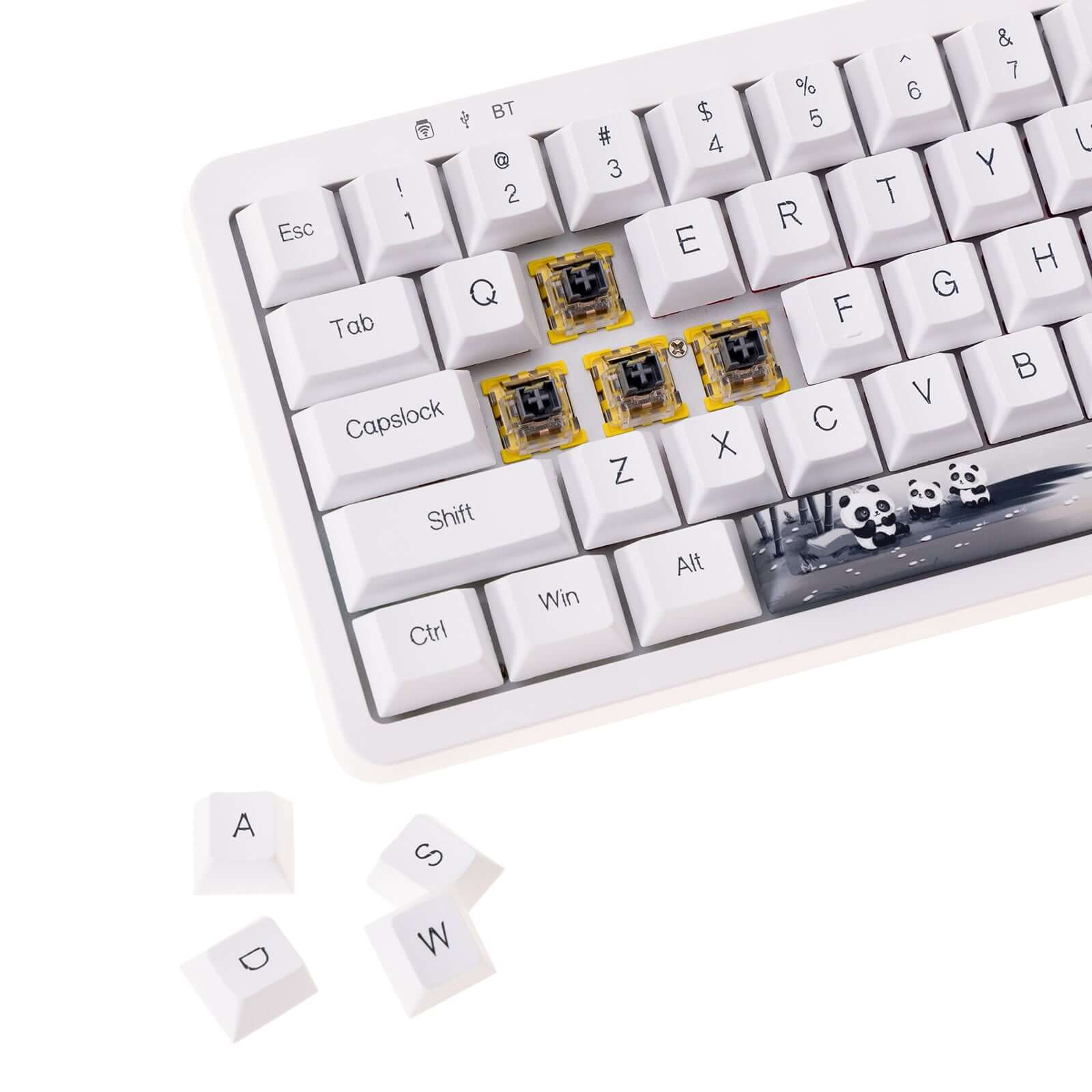 GamaKay 143 Keys Panda Keycaps Set - Image 5