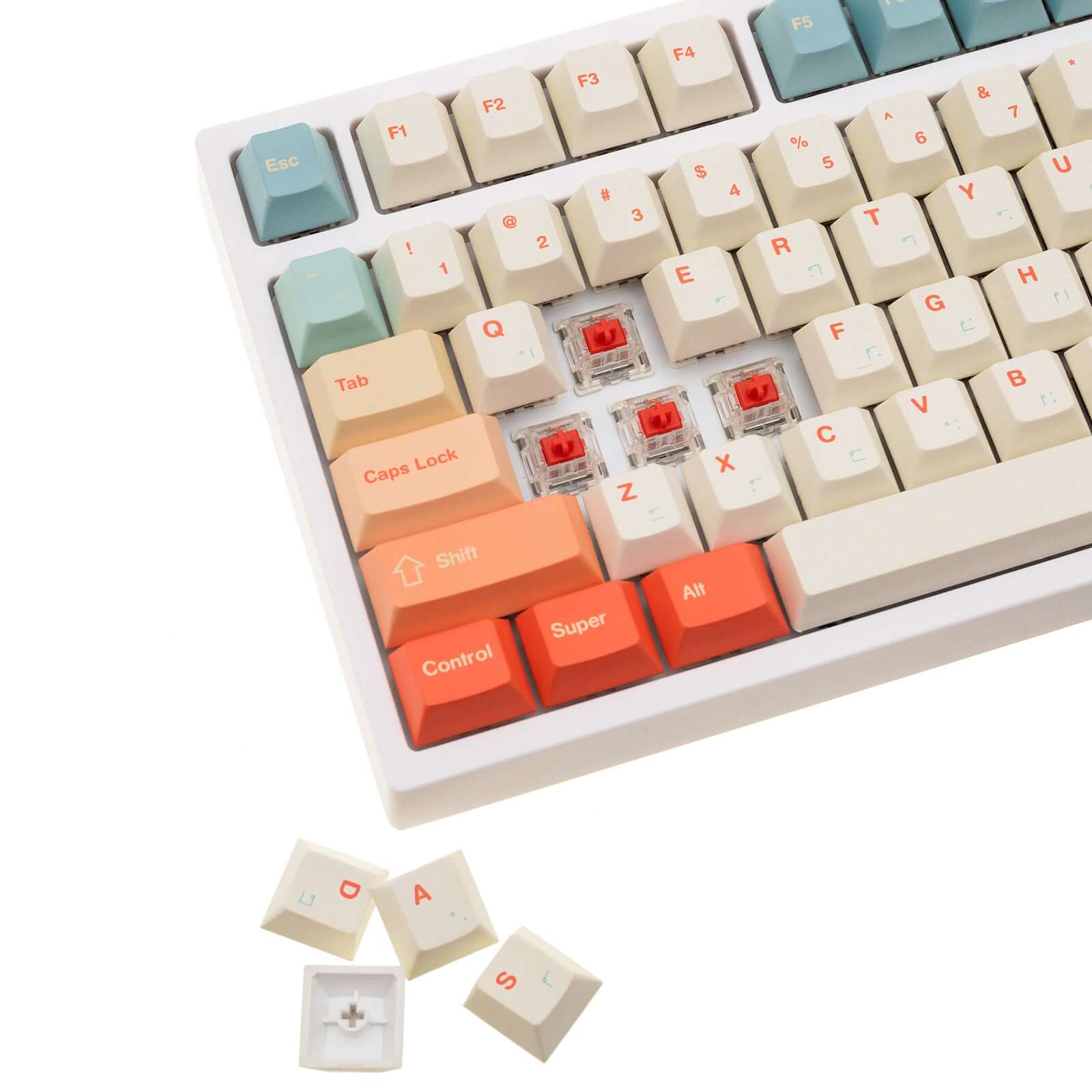 Gamakay 145 Keys Summer Love Theme Keycaps Set - Image 5