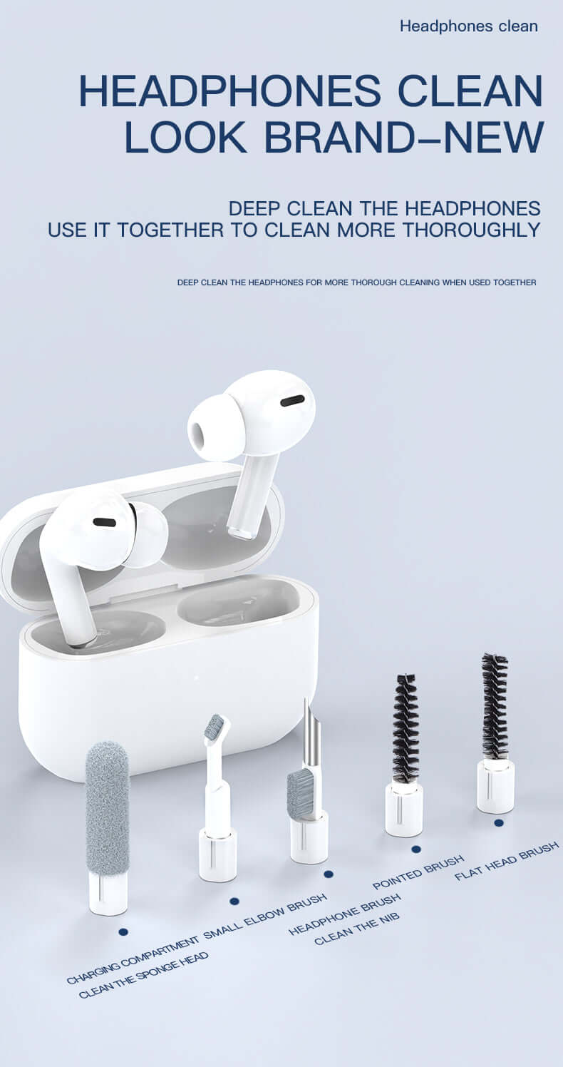 Gamakay 33-in-1 Magnetic Rotating Cleaning Kit for Keyboards, Laptops, Cameras & Earbuds - Image 16