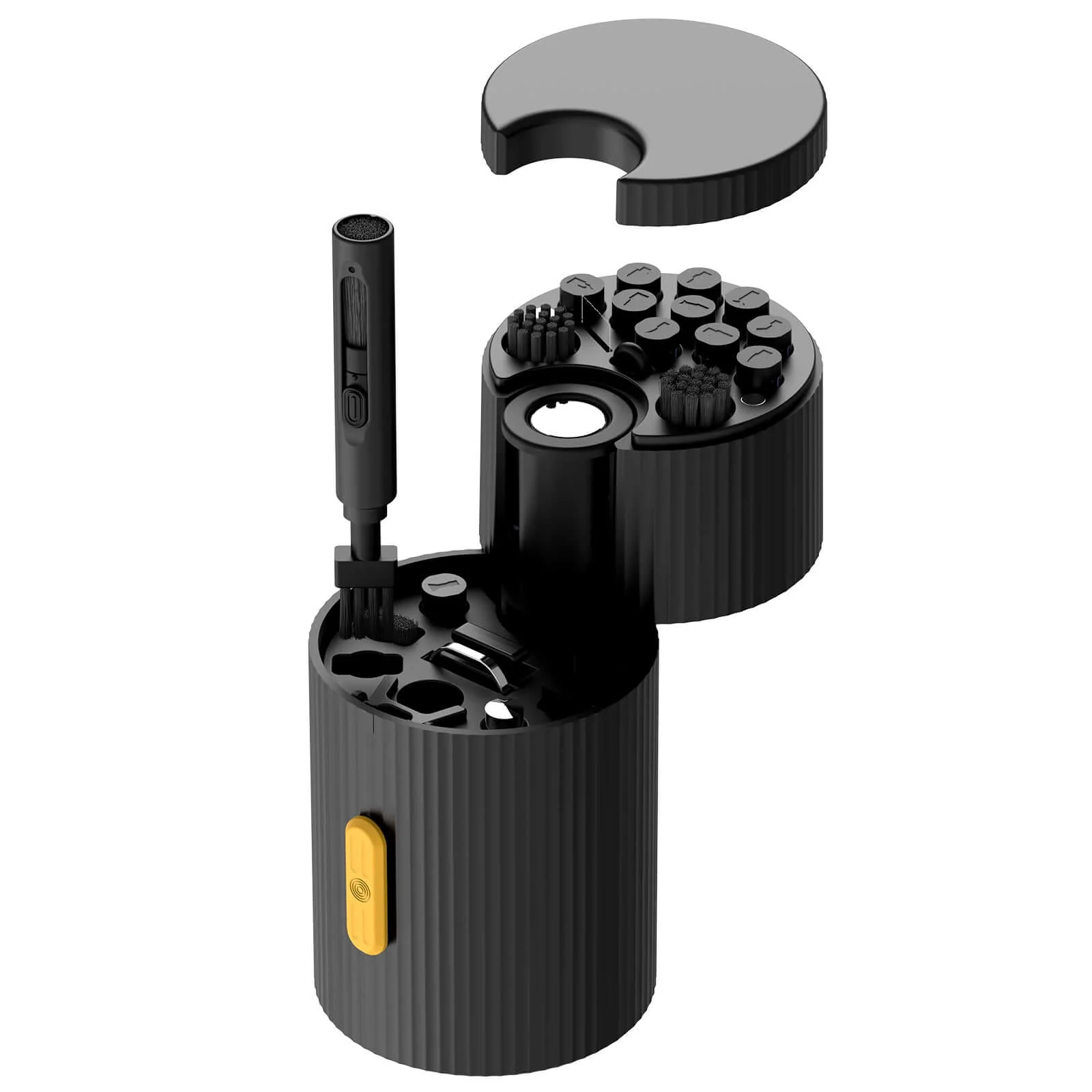 Gamakay 33-in-1 Magnetic Rotating Cleaning Kit for Keyboards, Laptops, Cameras & Earbuds - Image 2