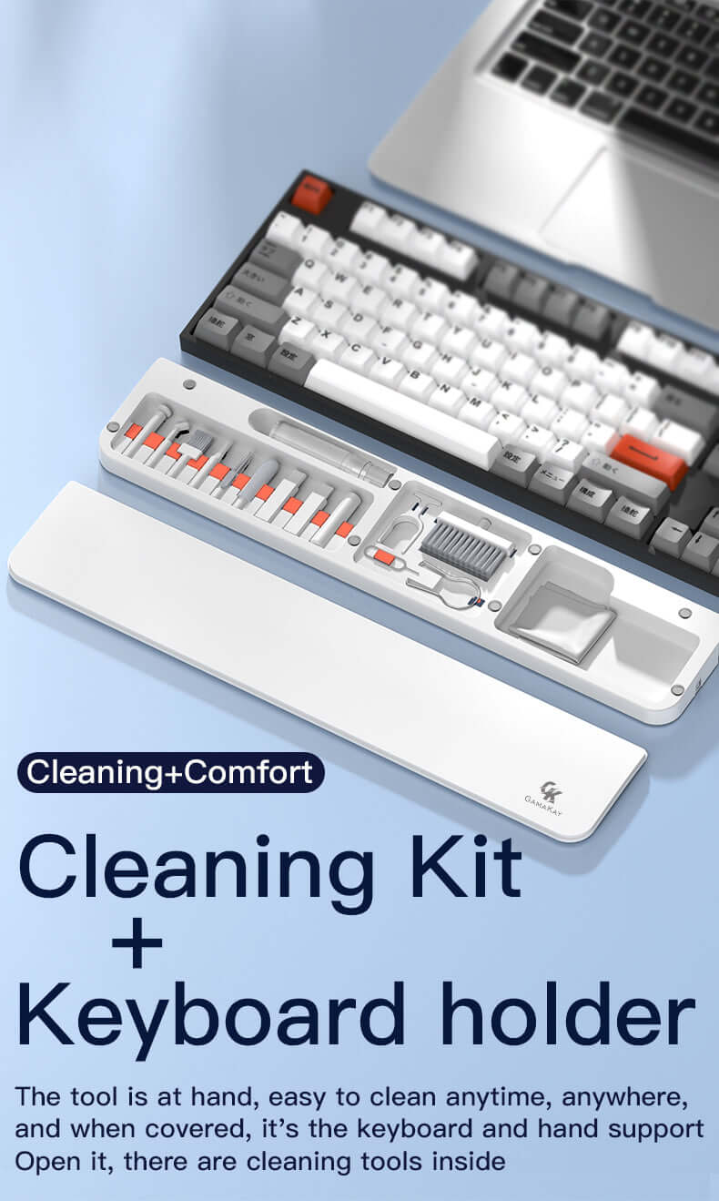 Gamakay Wrist Rest Pad with 21 in 1 Cleaning Tool Kit for 85% / 100% Keyboard - Image 20