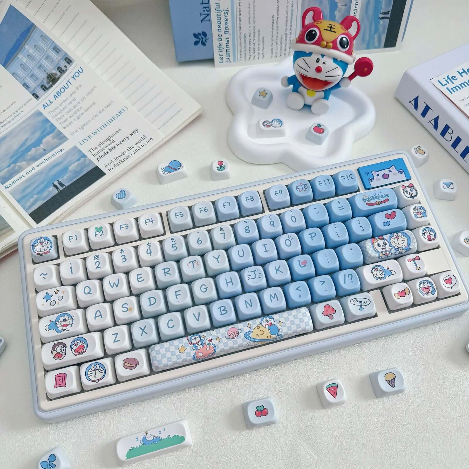 Gamakay 95 Keys Adorable MOA Profile PBT Keycaps Set - Image 7