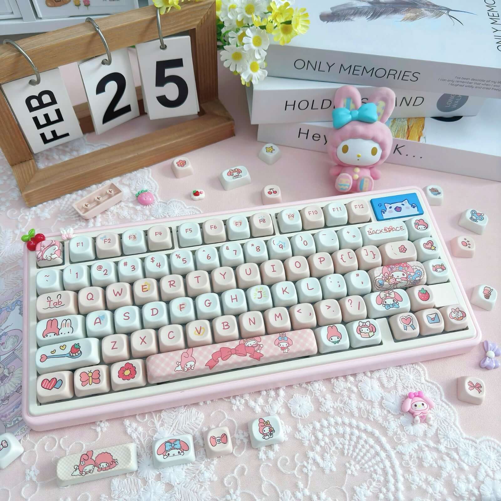 Gamakay 95 Keys Adorable MOA Profile PBT Keycaps Set - Image 8