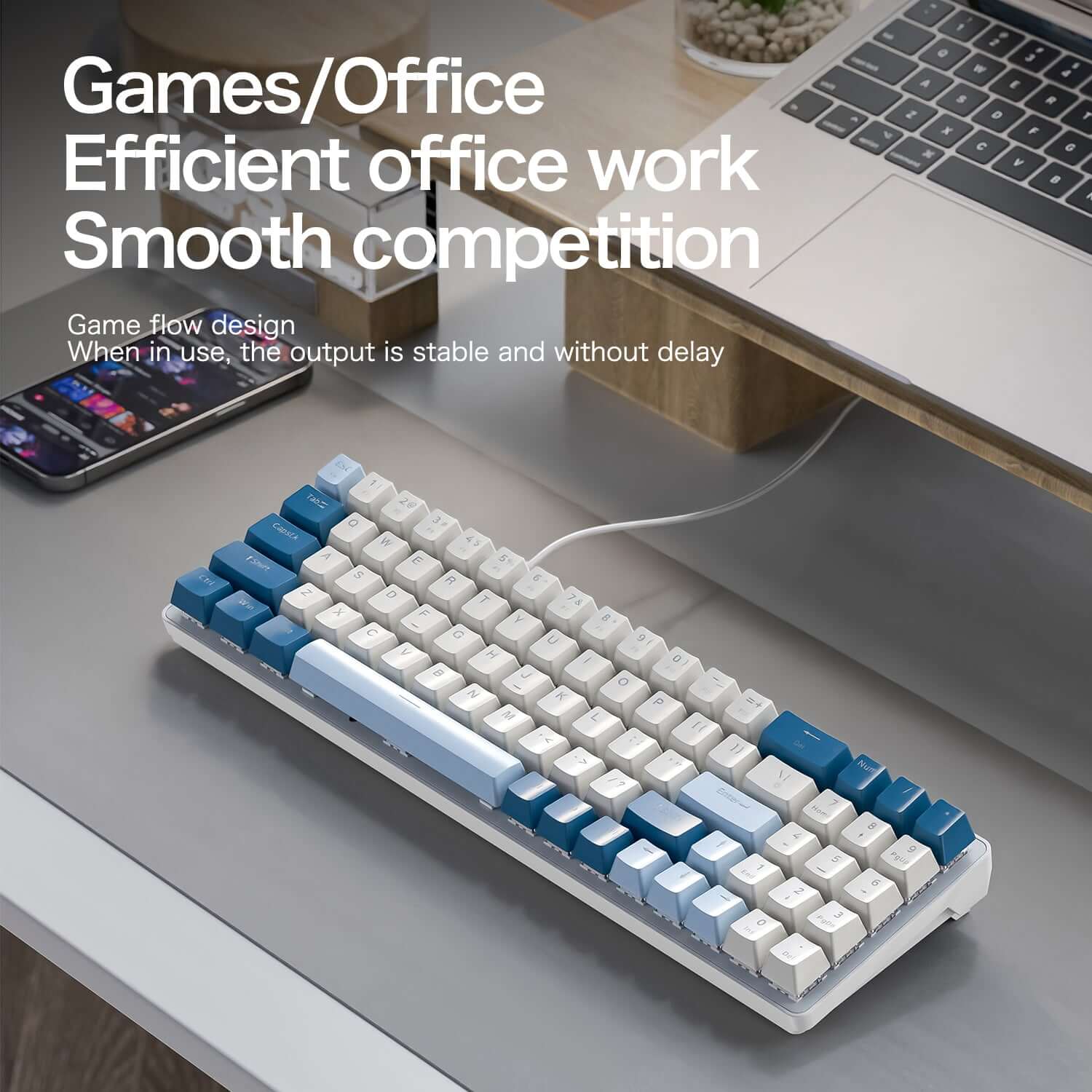 Gamakay Freewolf K65 Gasket Mount Wired Mechanical Gaming keyboard - Image 5