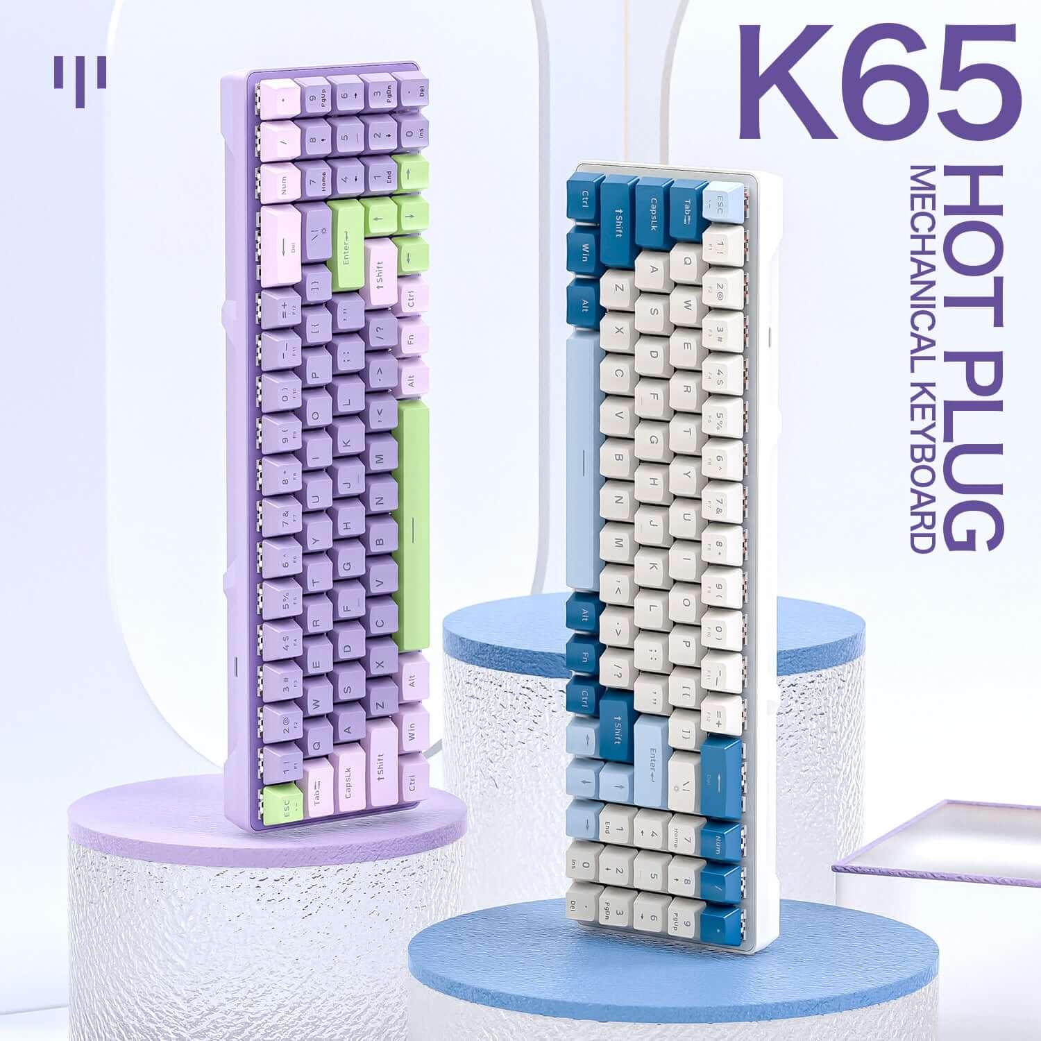 Gamakay Freewolf K65 Gasket Mount Wired Mechanical Gaming keyboard - Image 6