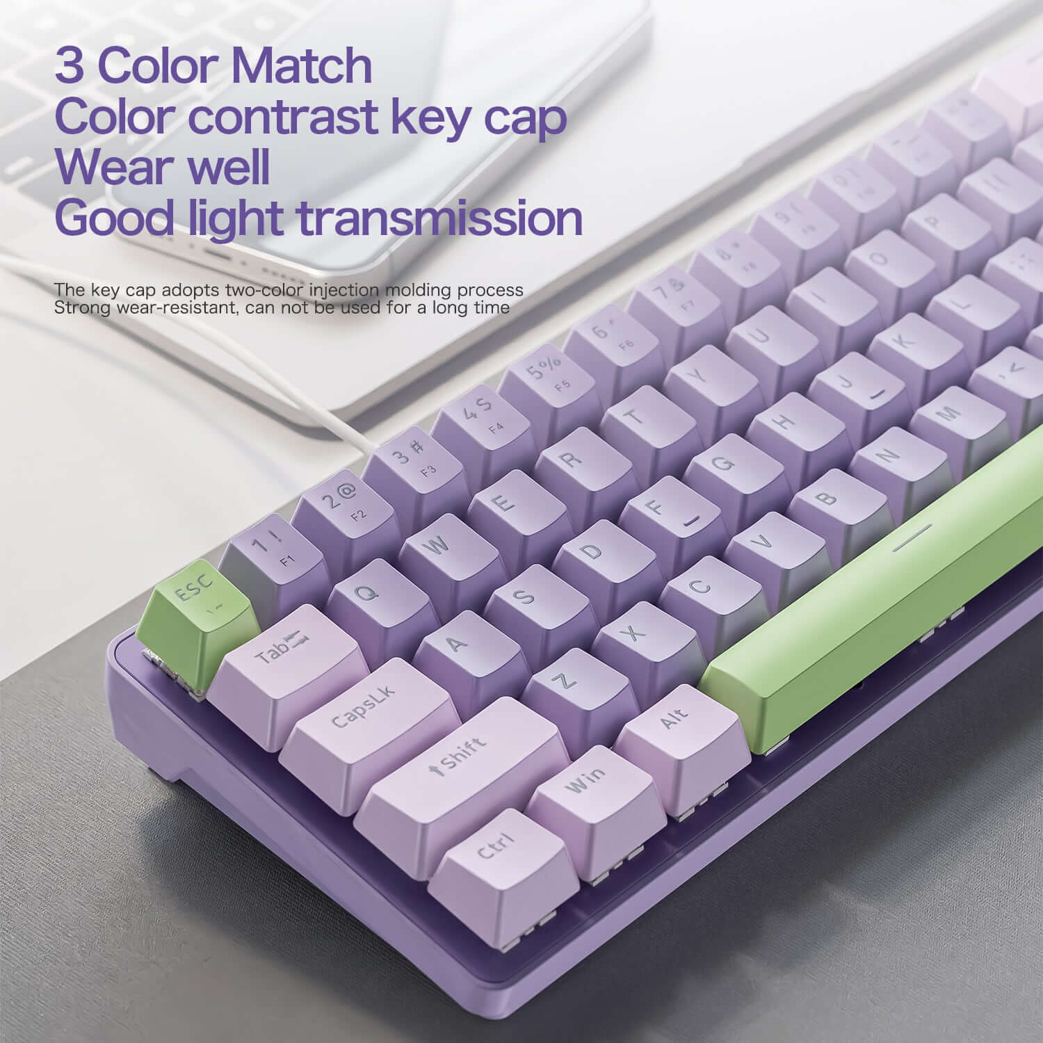Gamakay Freewolf K65 Gasket Mount Wired Mechanical Gaming keyboard - Image 7