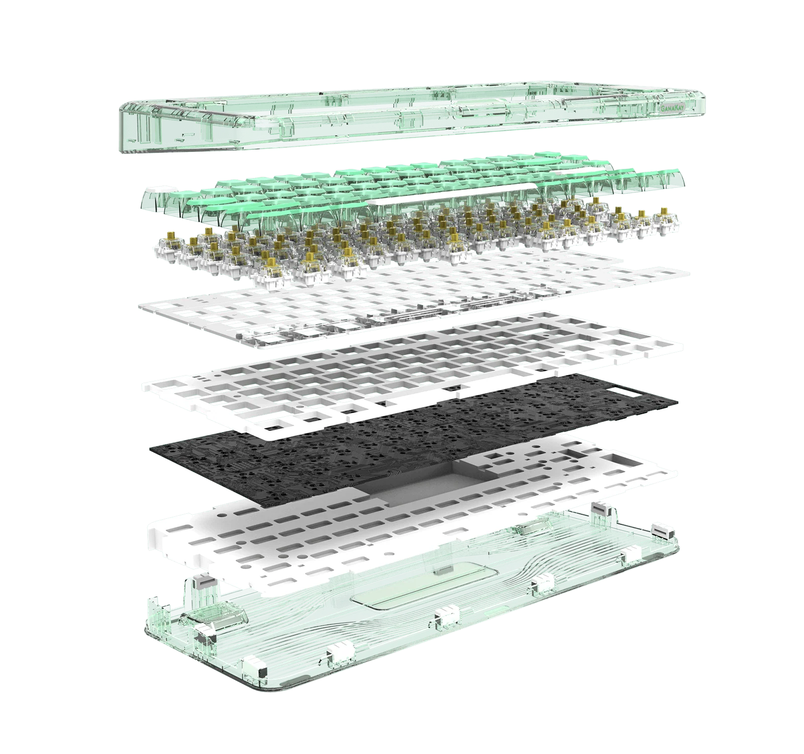 GamaKay GK75 75% RGB Mechanical Gaming Keyboard - Image 14