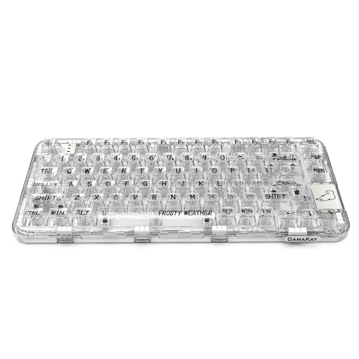 GamaKay GK75 75% RGB Mechanical Gaming Keyboard - Image 3