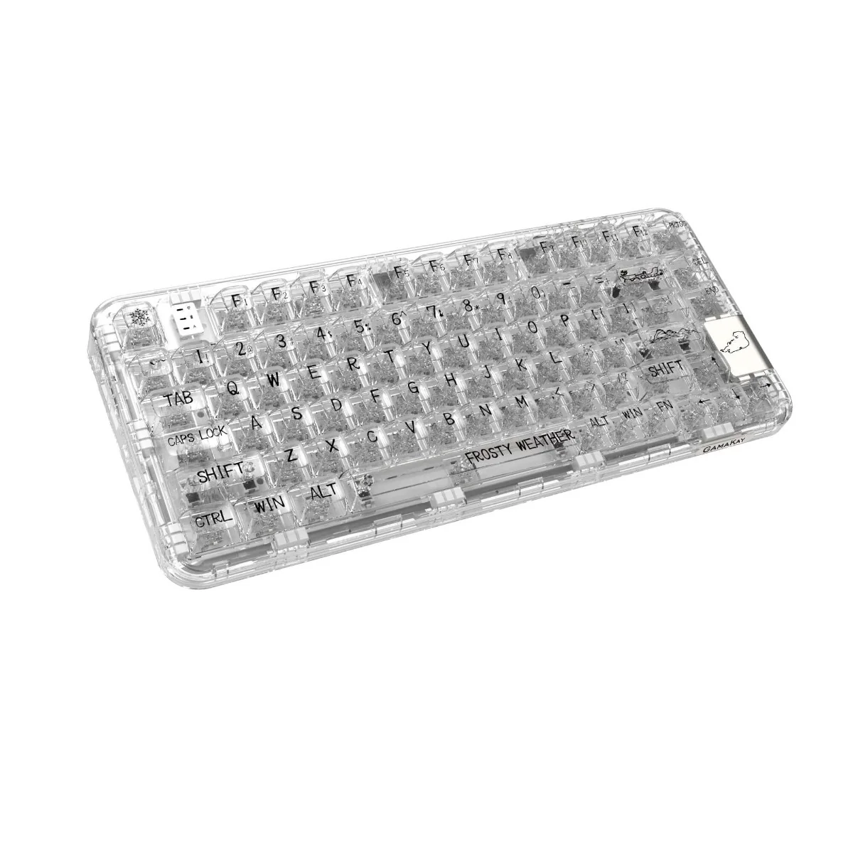 GamaKay GK75 75% RGB Mechanical Gaming Keyboard - Image 5