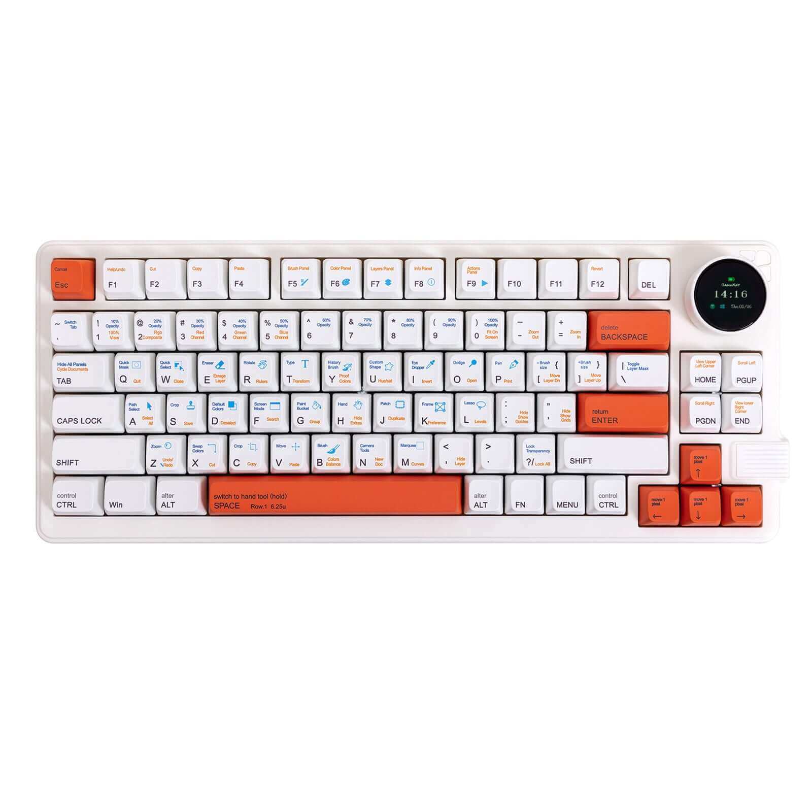 Gamakay LK75 75% Mechanical Keyboard with TFT Smart Display & Knob - Image 13