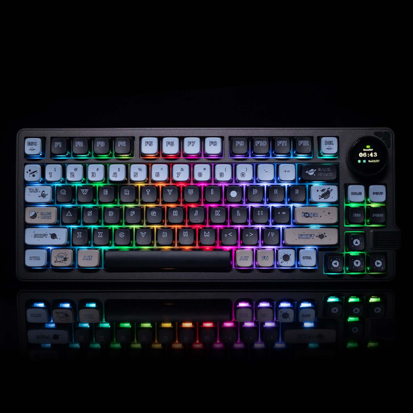 Gamakay LK75 75% Mechanical Keyboard with TFT Smart Display & Knob - Image 2
