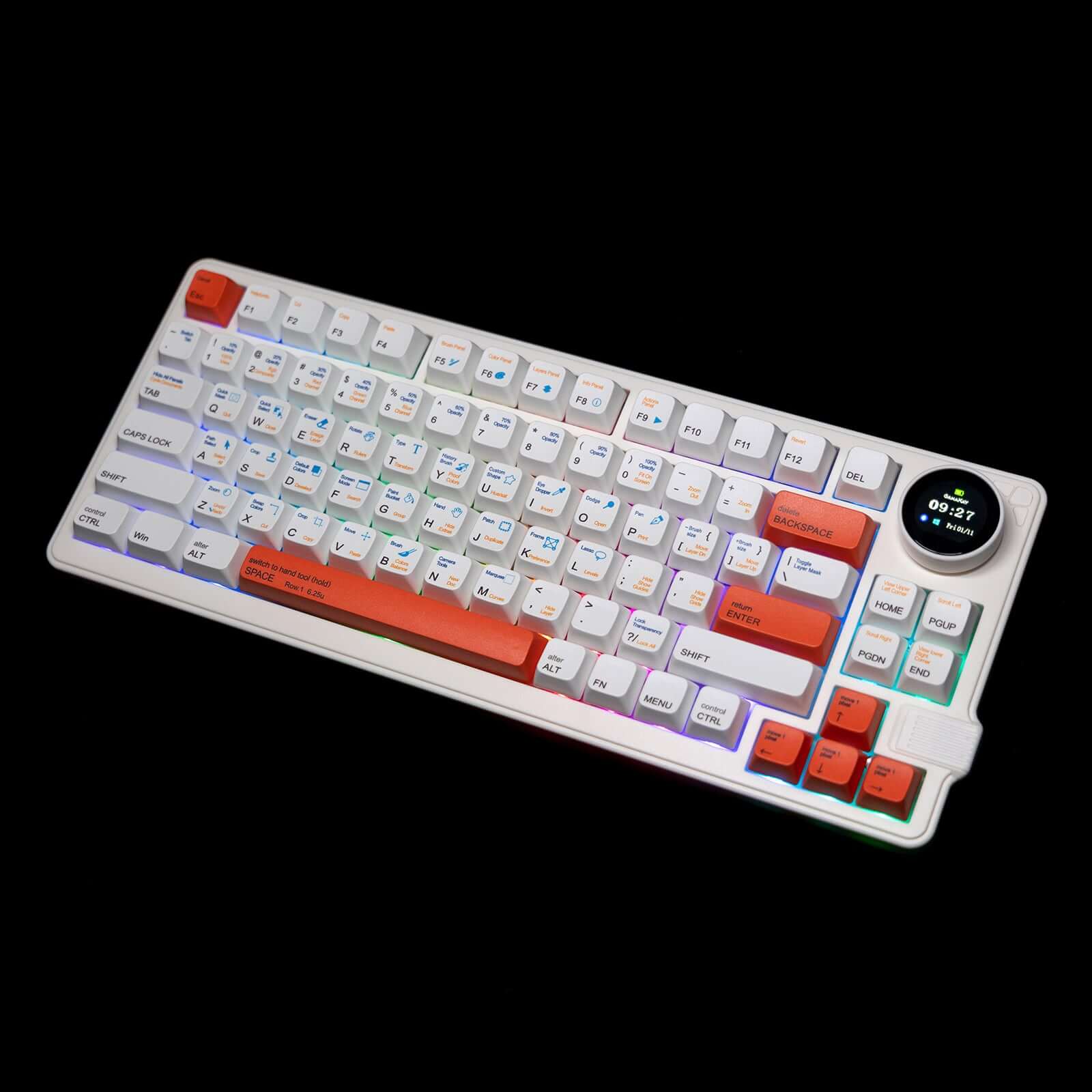 Gamakay LK75 75% Mechanical Keyboard with TFT Smart Display & Knob - Image 5