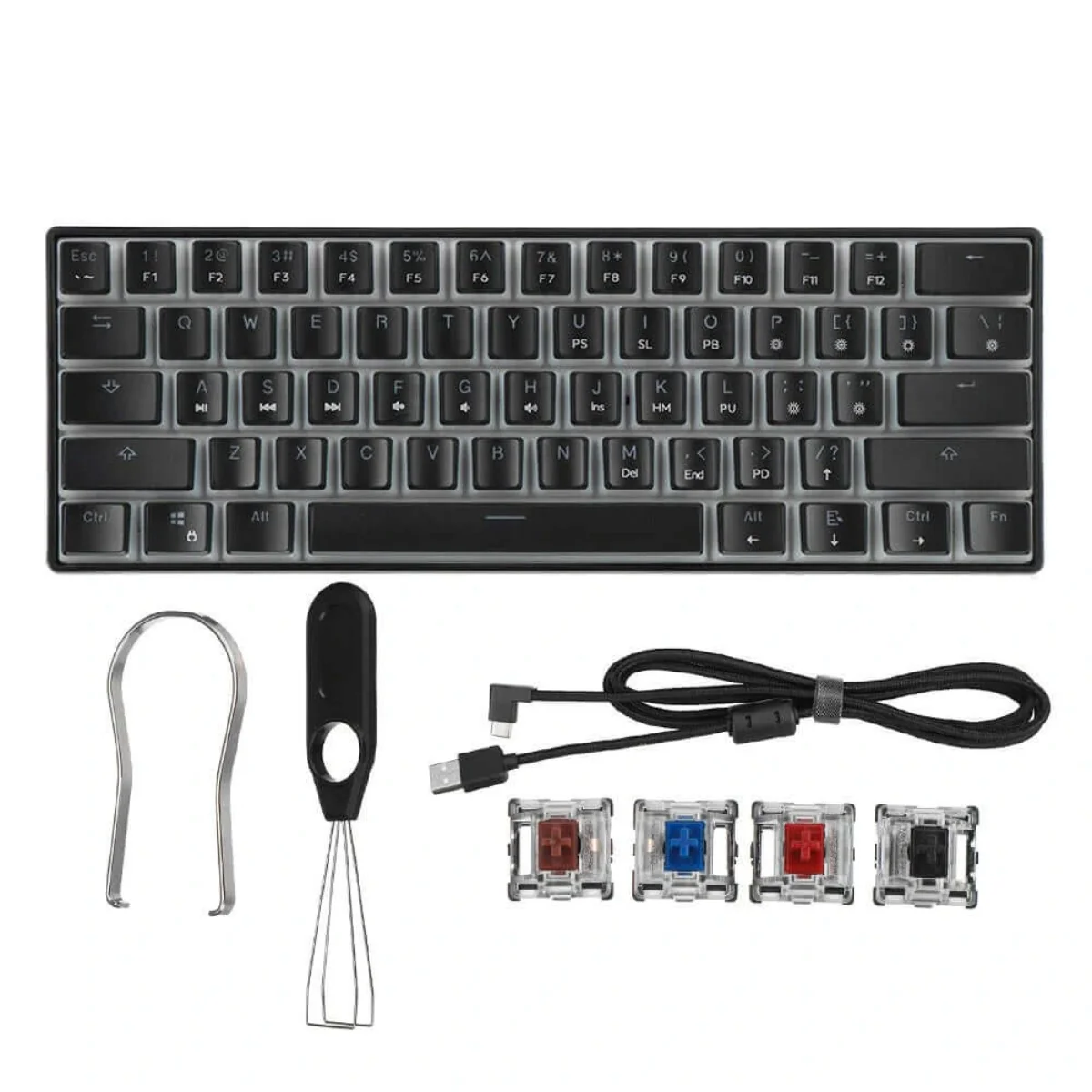 Gamakay MK61 60% Mechanical keyboard - Image 5