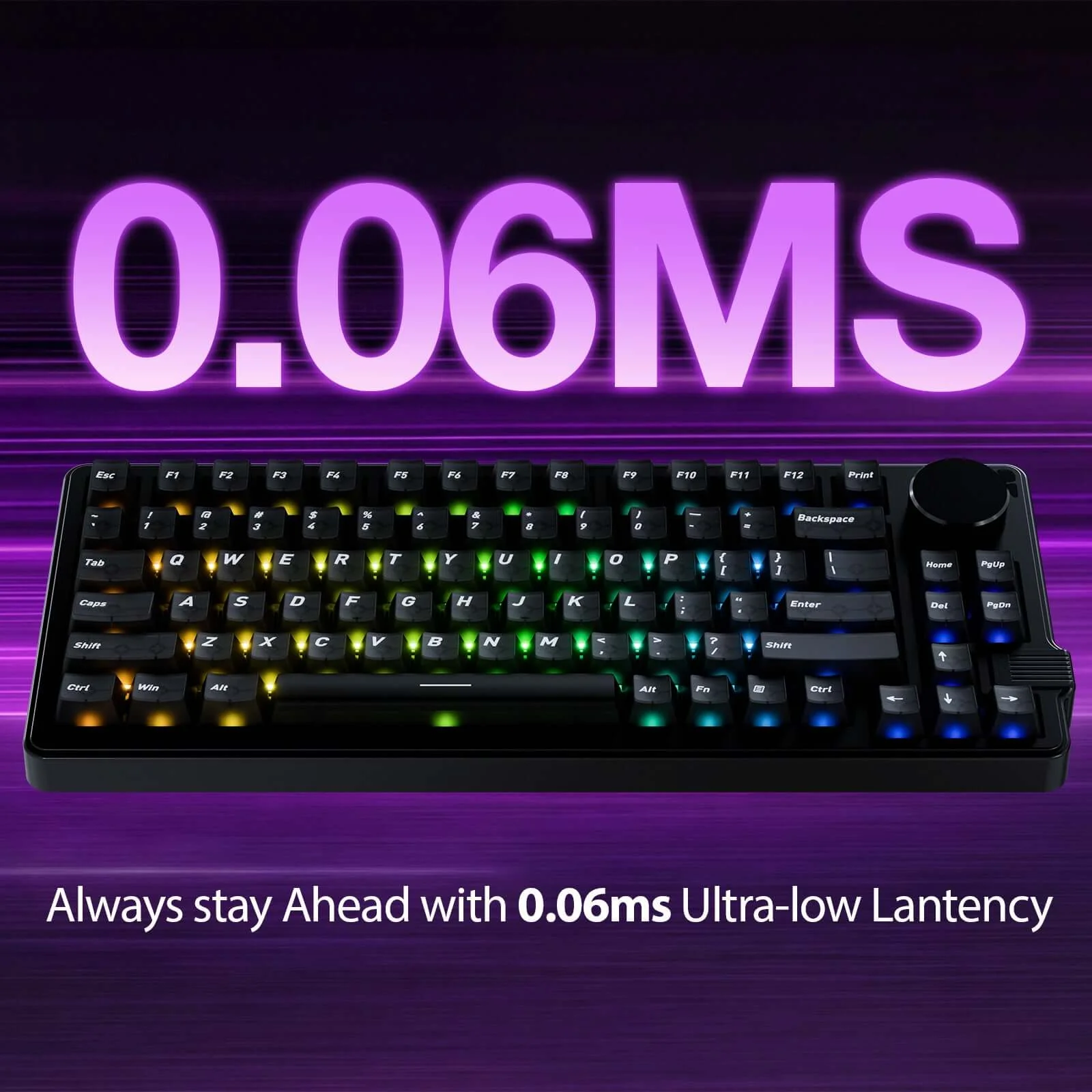Gamakay x NaughShark NS75 Hall Effect keyboard 0.005mm RT Accuracy 8K Polling Rate - Image 9