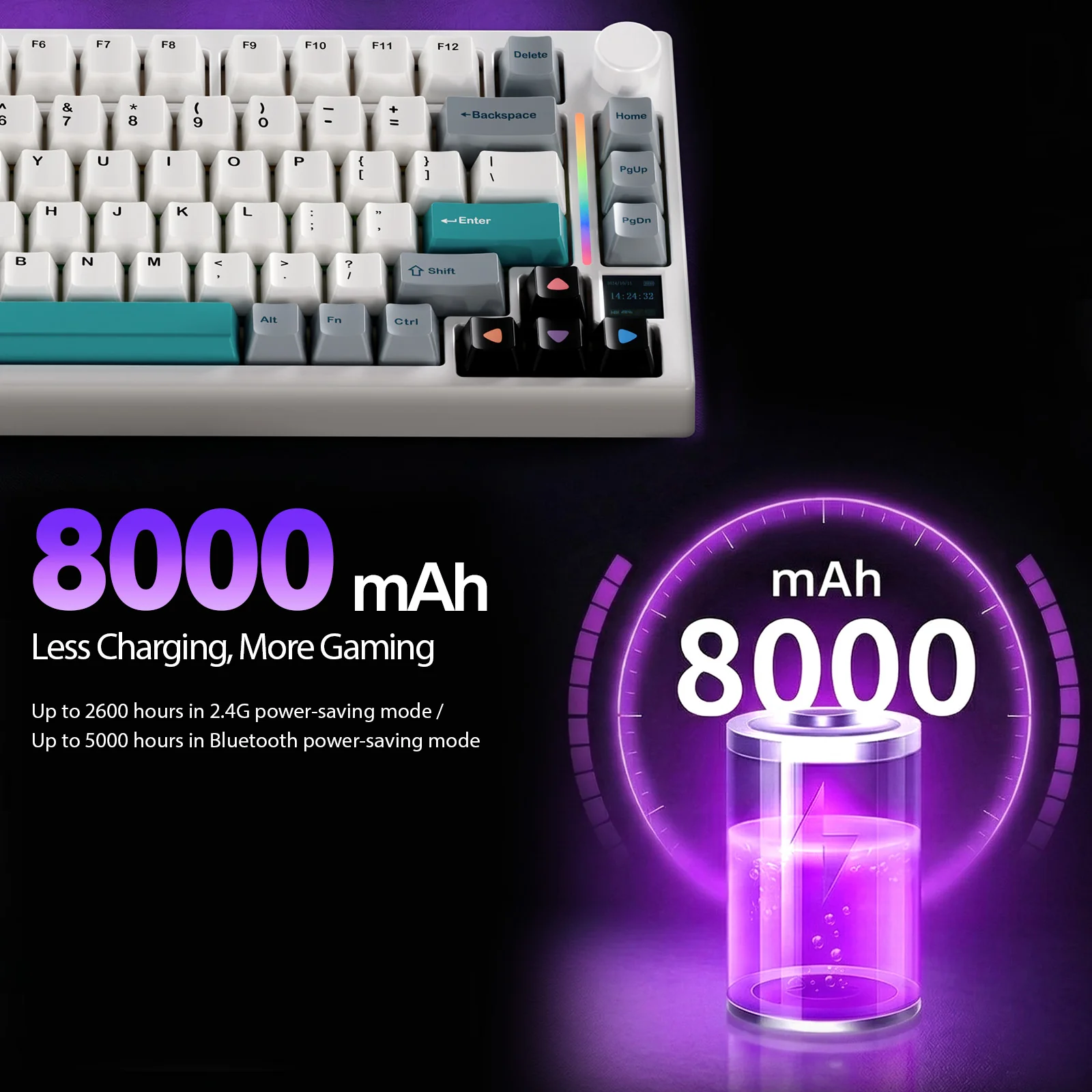 Gamakay TK75 SOCD SnapTap Silent Mechanical Gaming Keyboard (Upgrade from TK75V2) - Image 15