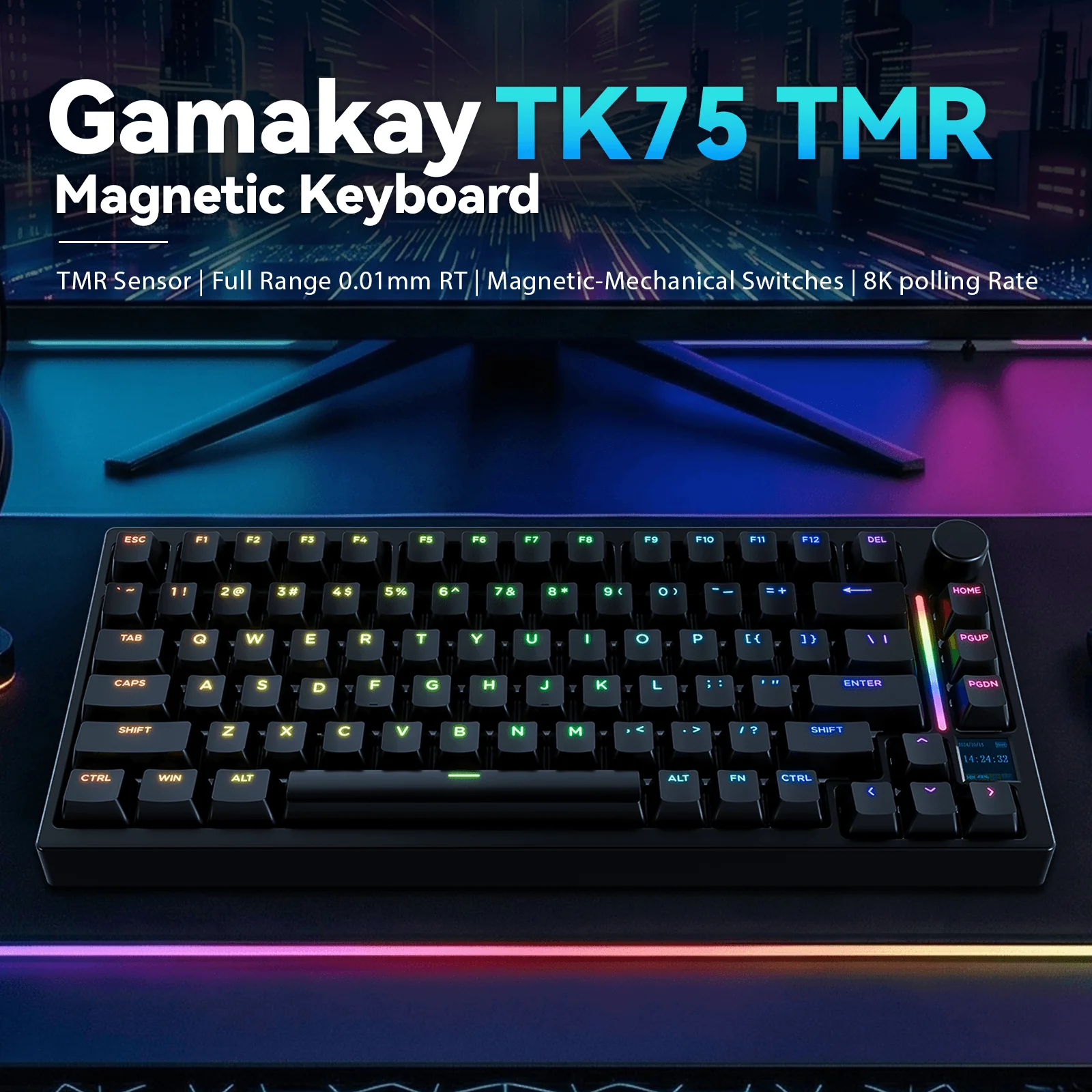 GamaKay TK75 TMR Magnetic Keyboard 8k polling rate - Image 5