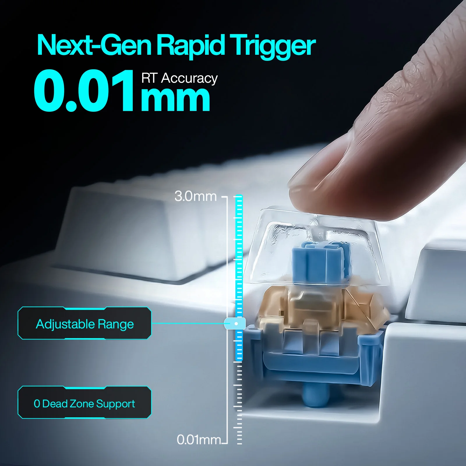 GamaKay TK75 TMR Magnetic Keyboard 8k polling rate - Image 9