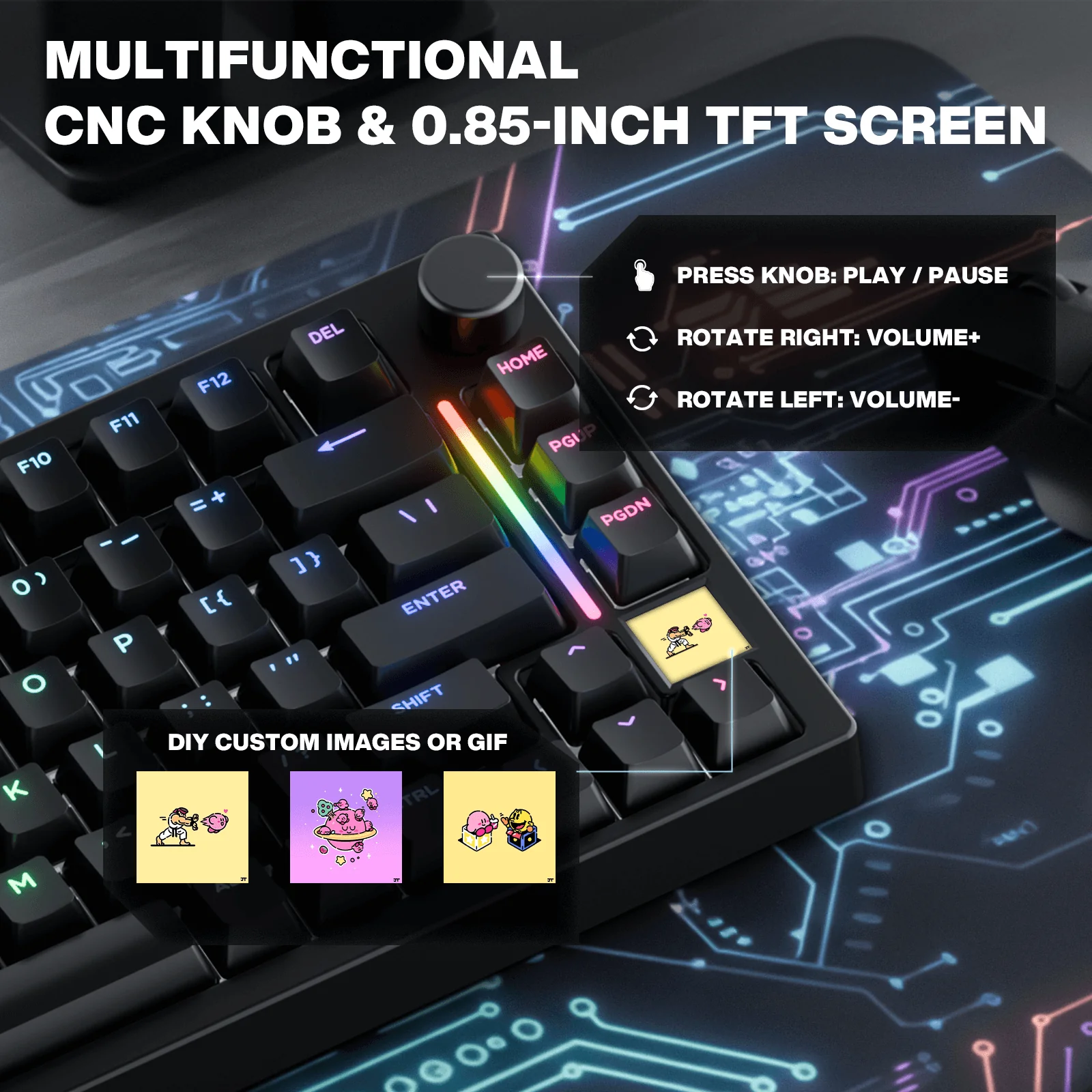 Gamakay TK75HE V2 Hall Effect keyboard 8K Polling Rate 0.005mm RT Accuracy - Image 27