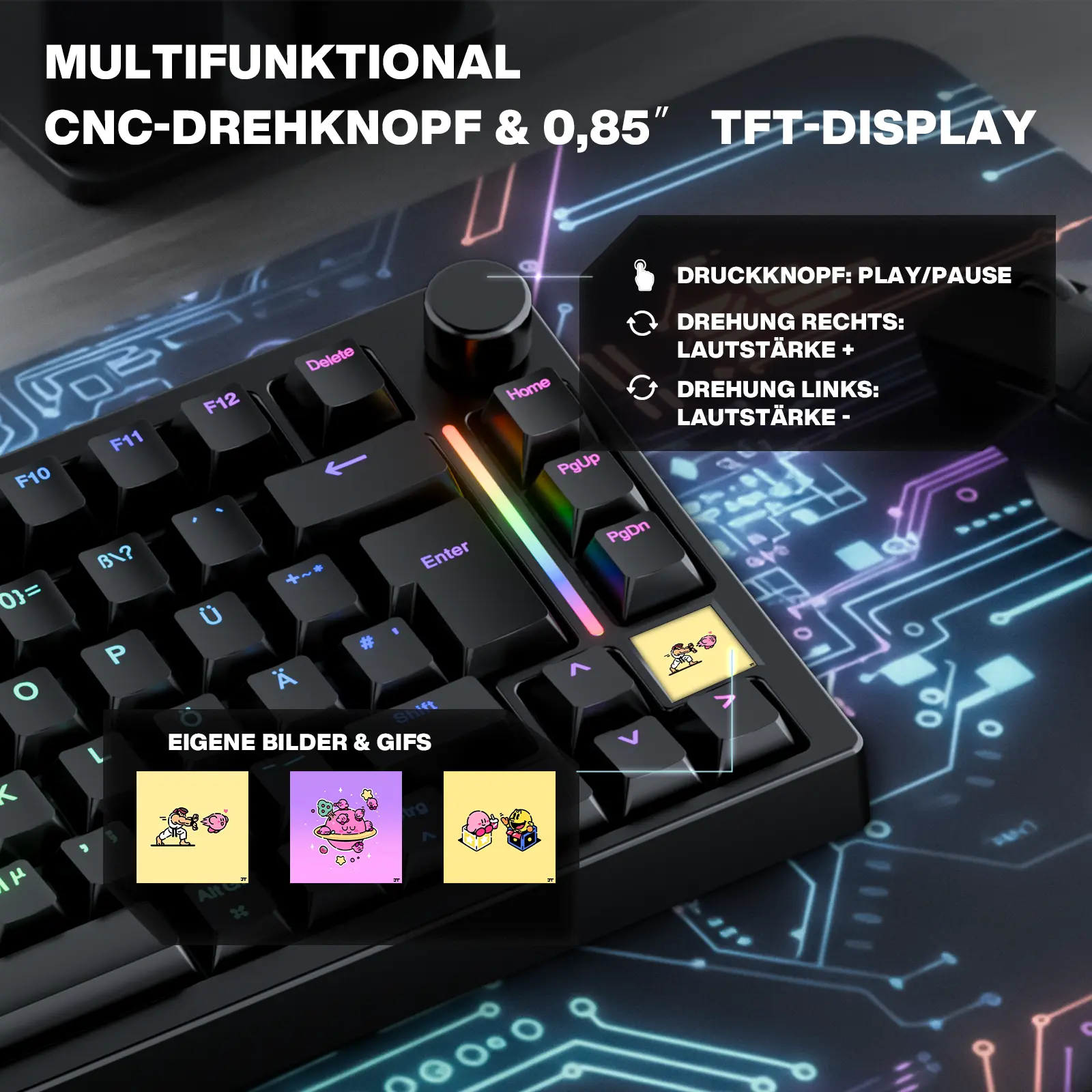 Gamakay TK75HE V2 Hall Effect keyboard 8K Polling Rate 0.005mm RT Accuracy - Image 42