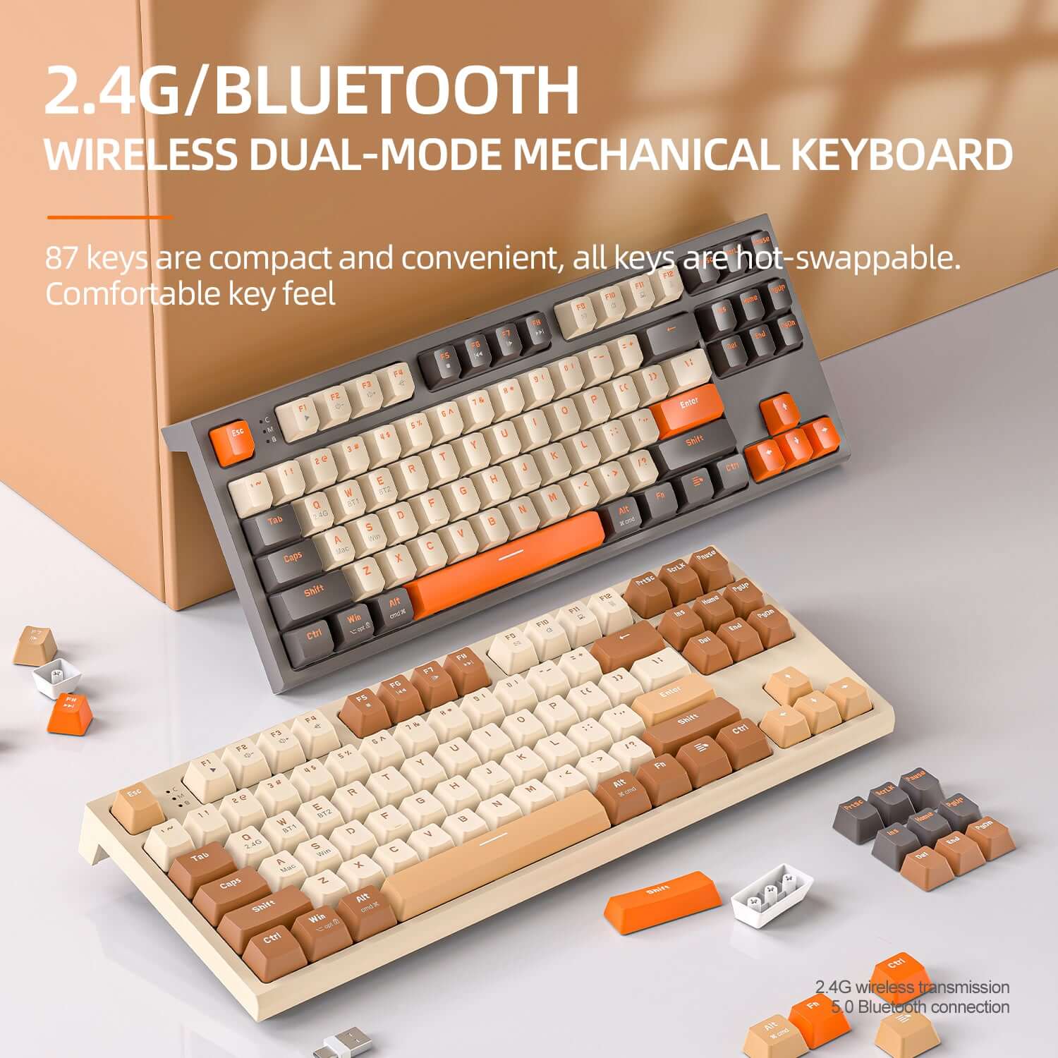 Gamakay x Freewolf M88 Wireless Mechanical Feeling Gaming keyboard - Image 12