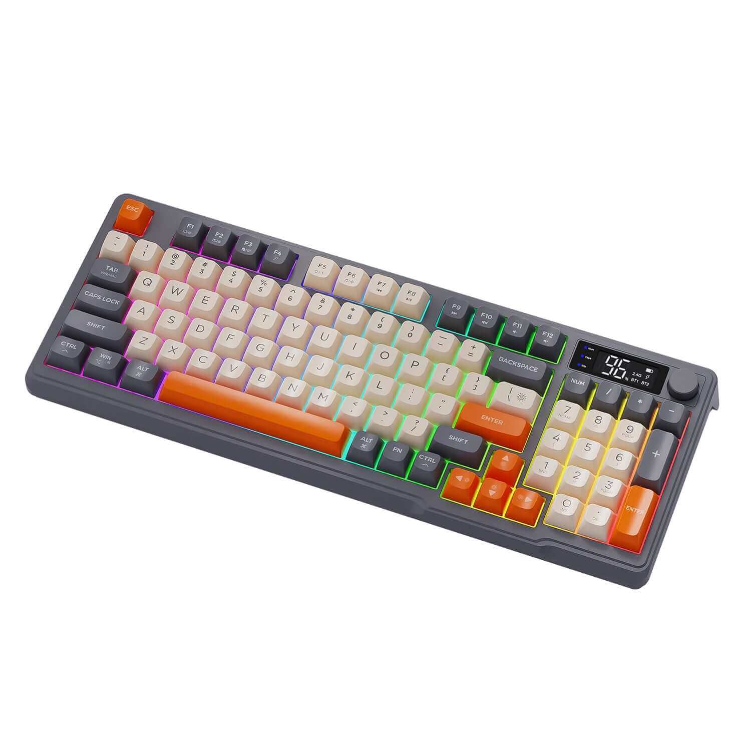 Gamakay x Freewolf M96 Wireless Mechanical Gaming keyboard with Display Screen - Image 3