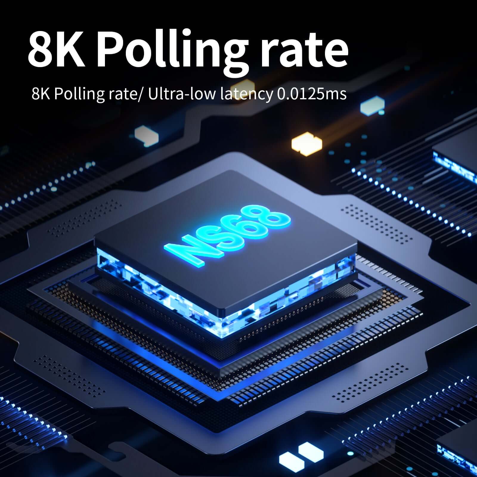 Gamakay x NaughShark NS68 Hall Effect Magnetic keyboard 8K Polling Rate 0.01mm RT Accuracy - Image 9