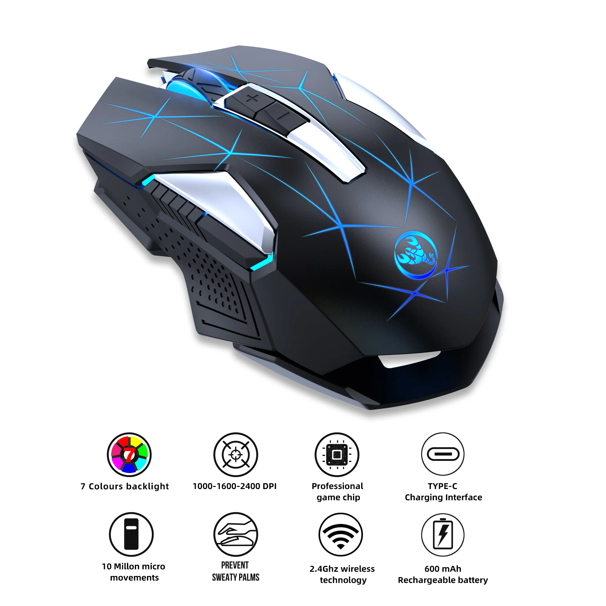 HXSJ T300 Gaming Mouse - Image 6